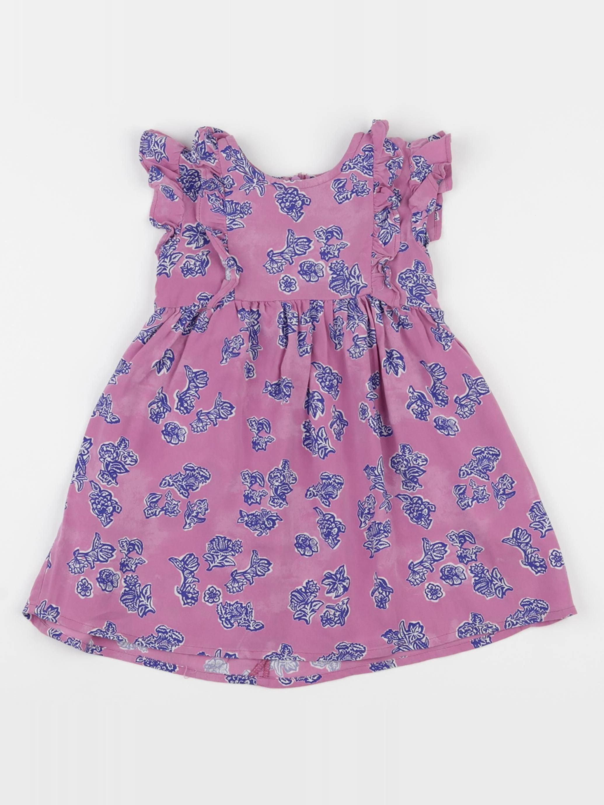 IKKS - robe bleu, violet - 2 ans