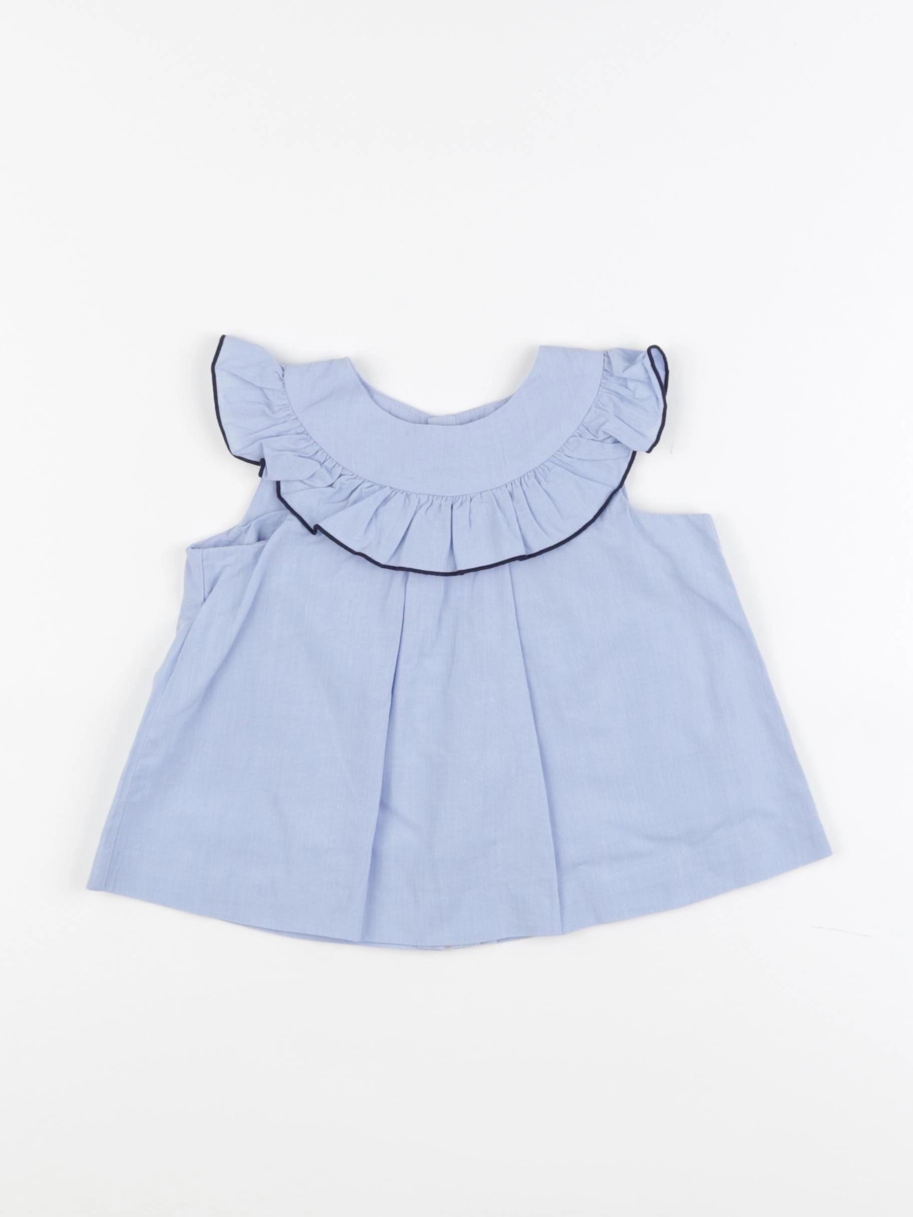 Jacadi - blouse bleu - 18 mois