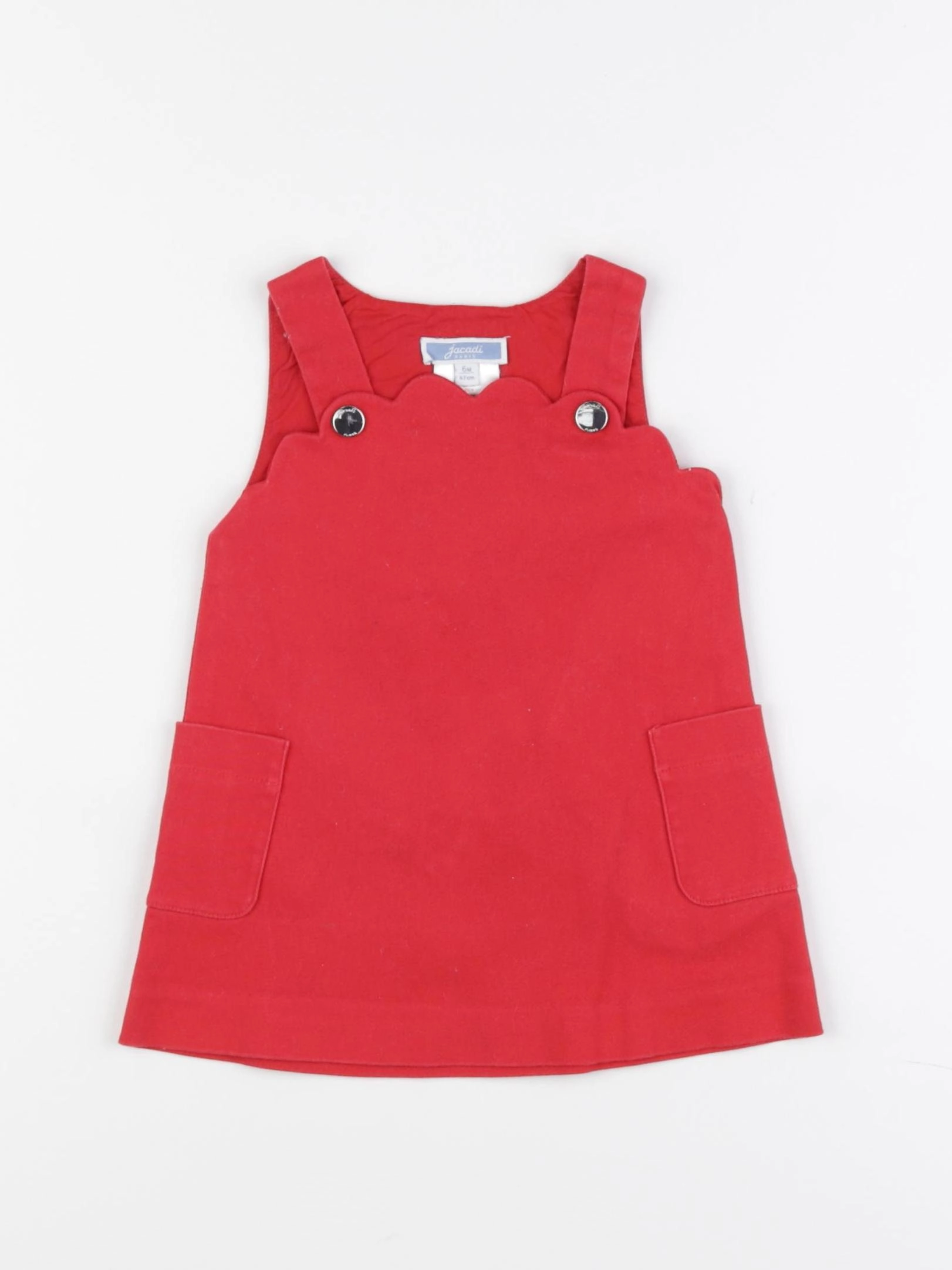 Jacadi - robe rouge - 6 mois