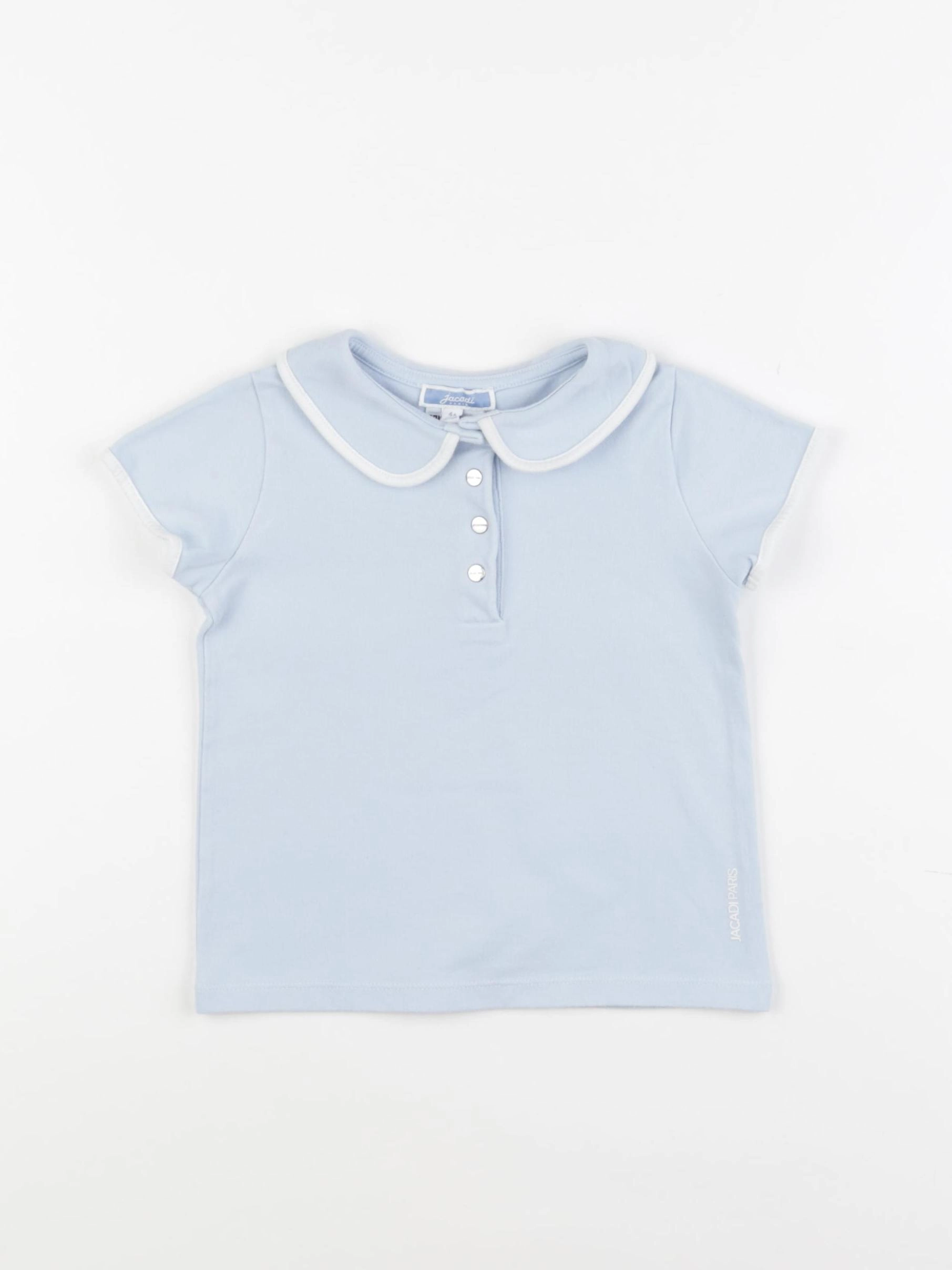 Jacadi - polo bleu - 4 ans
