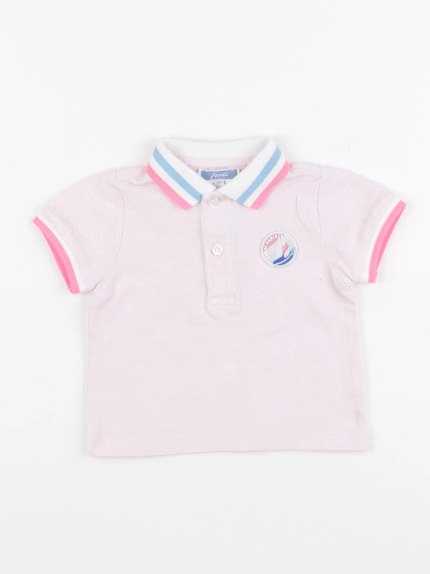 Jacadi - polo rose - 6 mois