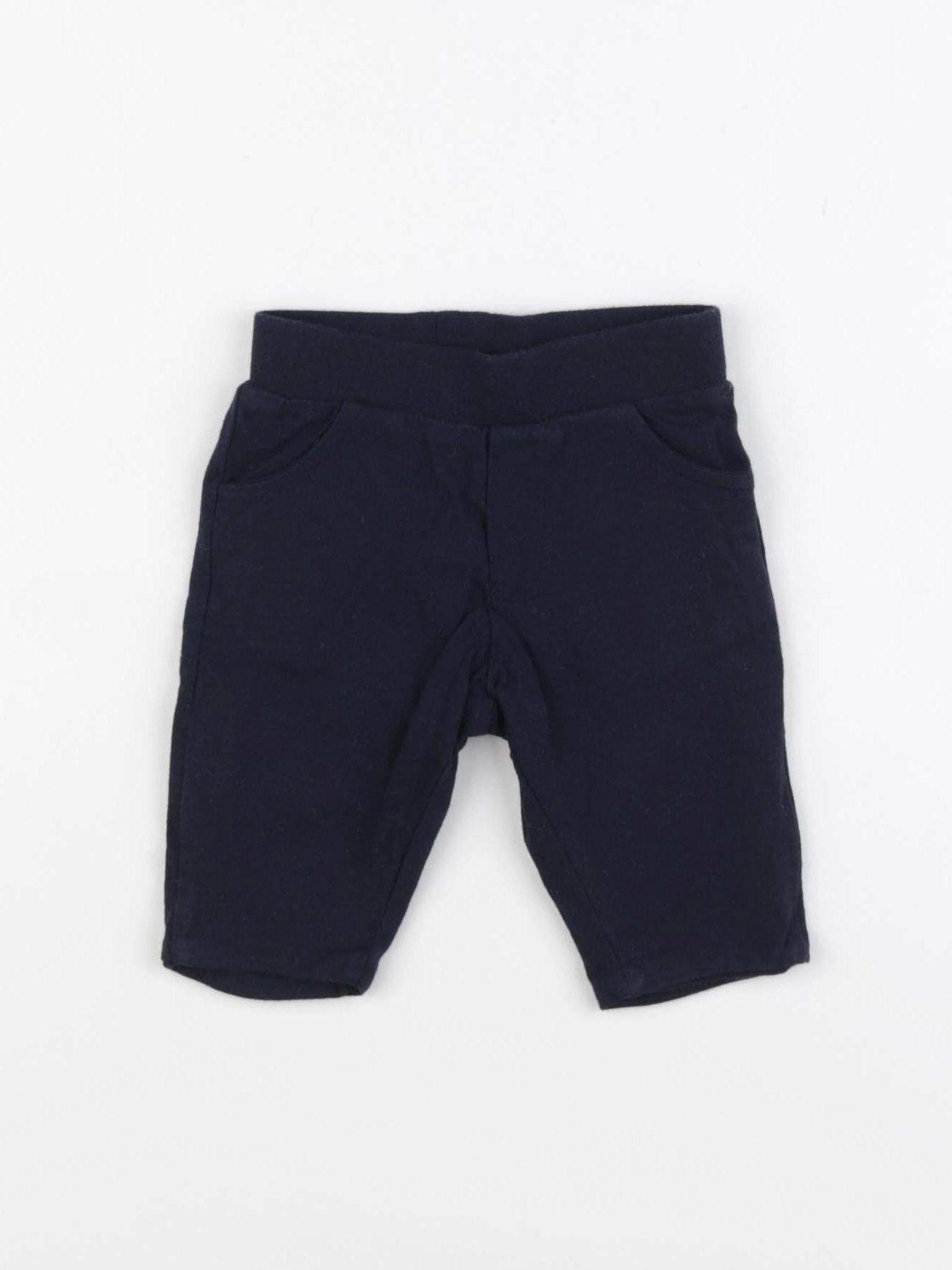 Jacadi - pantalon doublé bleu - 1 mois