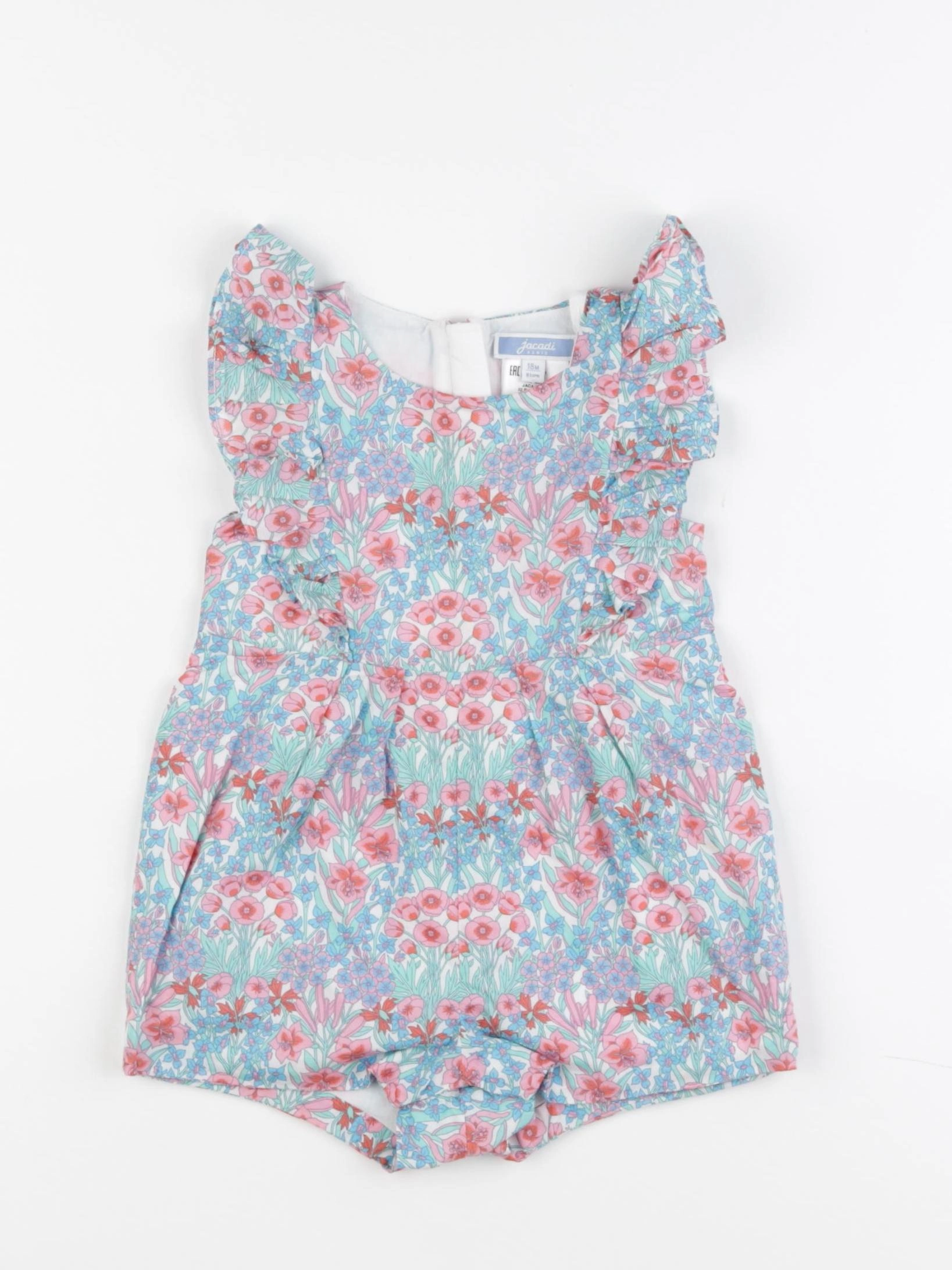 Jacadi - combinaison liberty multicolore - 18 mois
