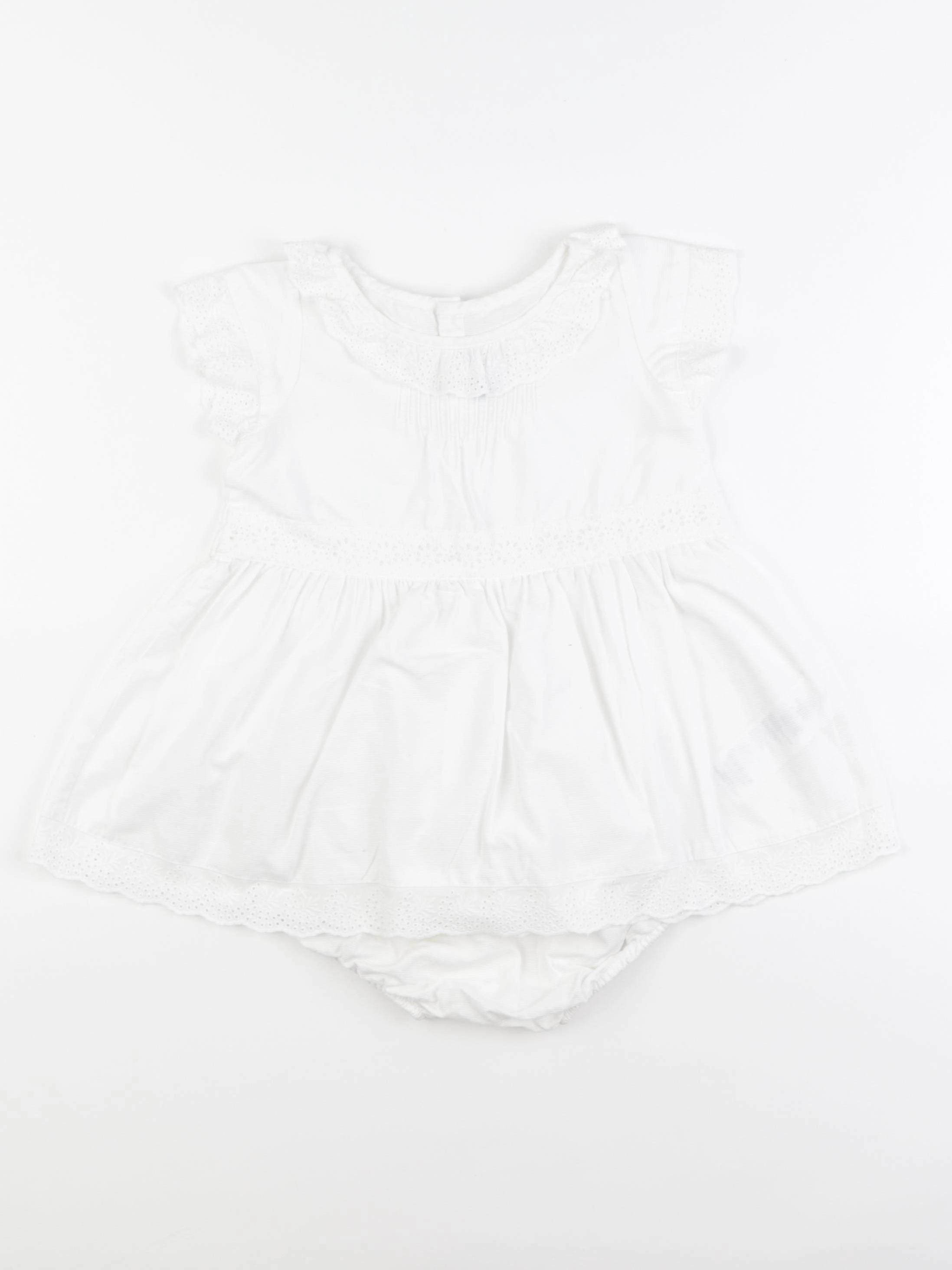 Jacadi - robe blanc - 18 mois