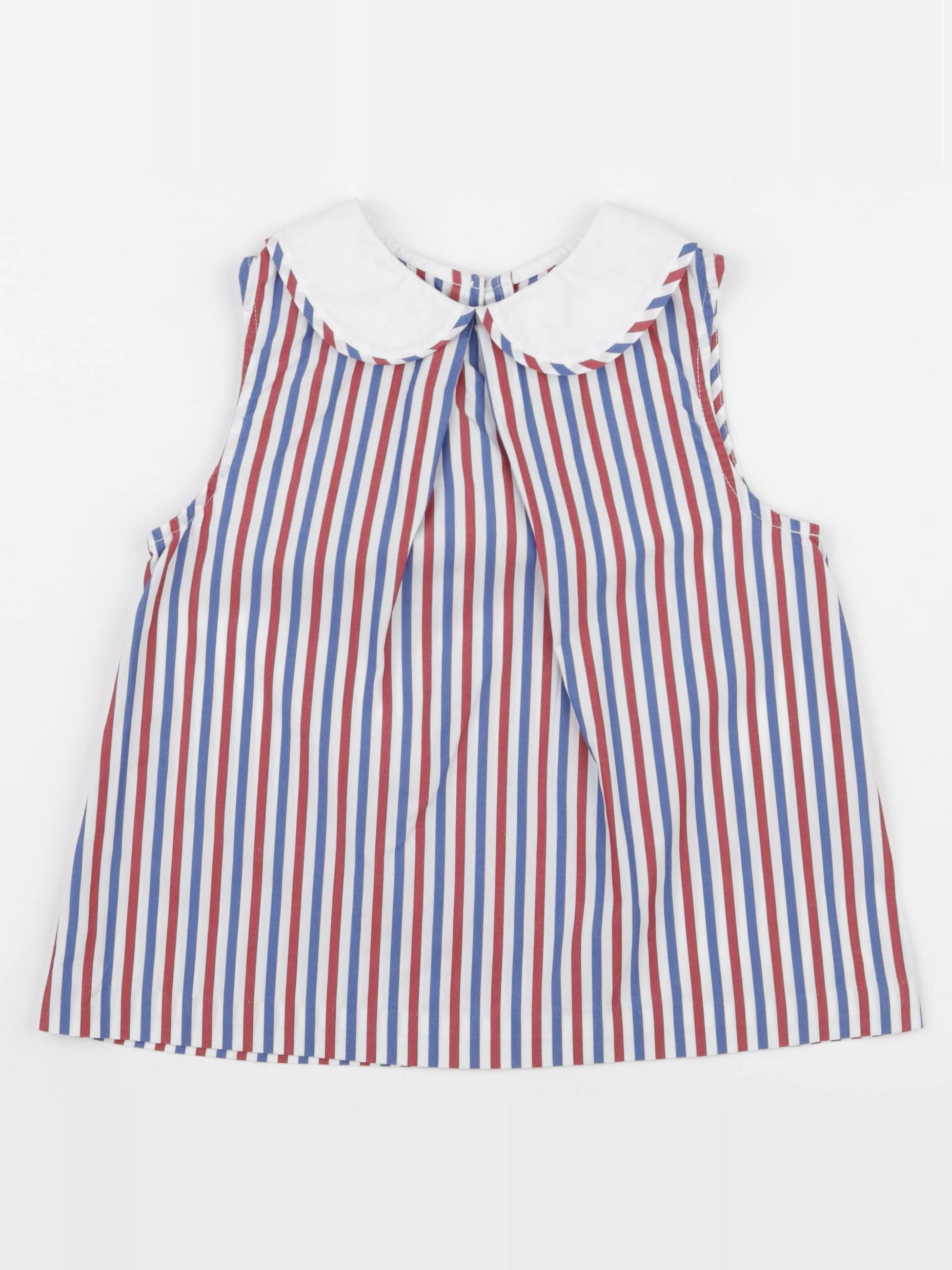 Jacadi - blouse bleu, rouge - 6 ans