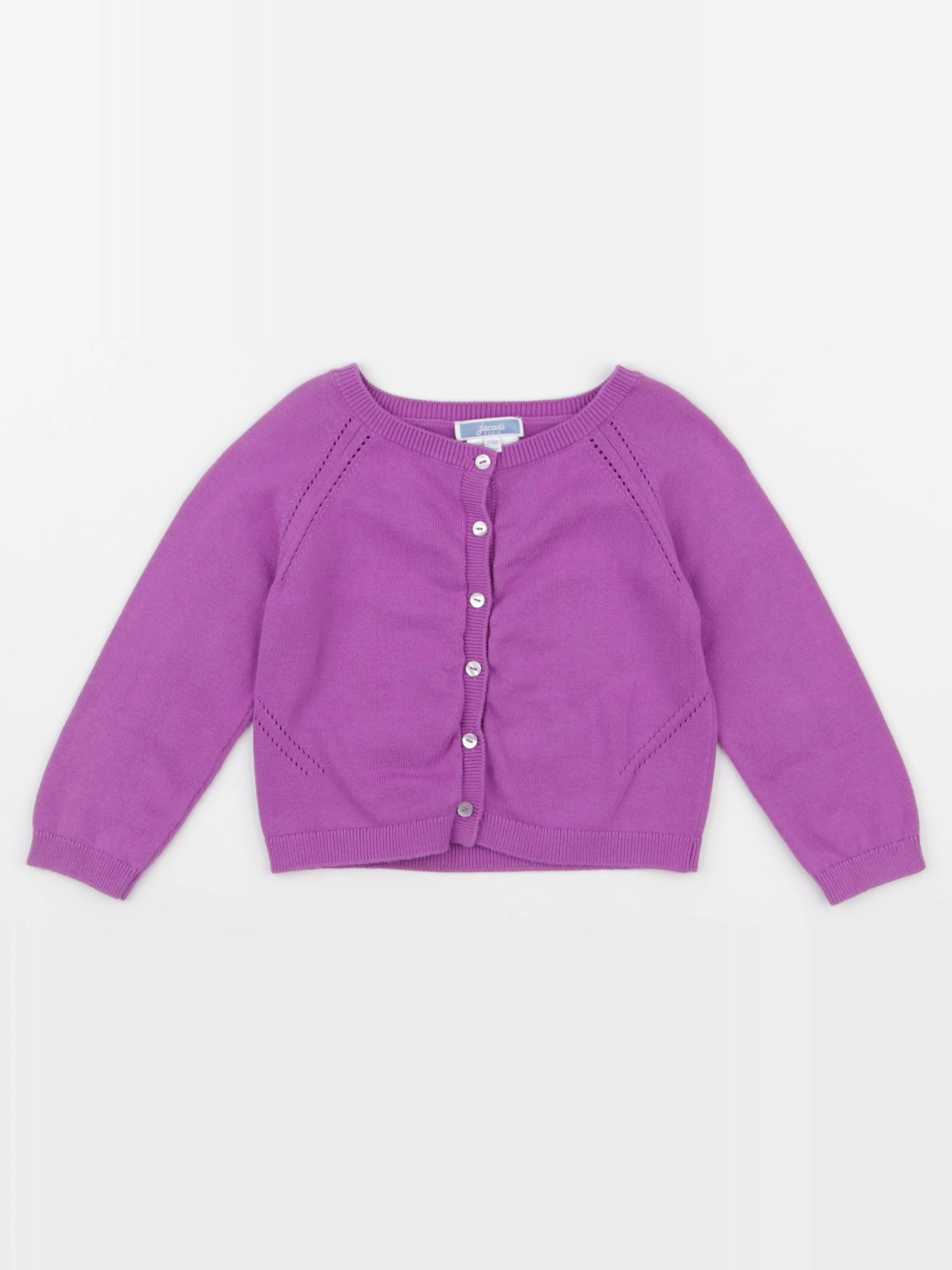 Jacadi - gilet violet - 24 mois