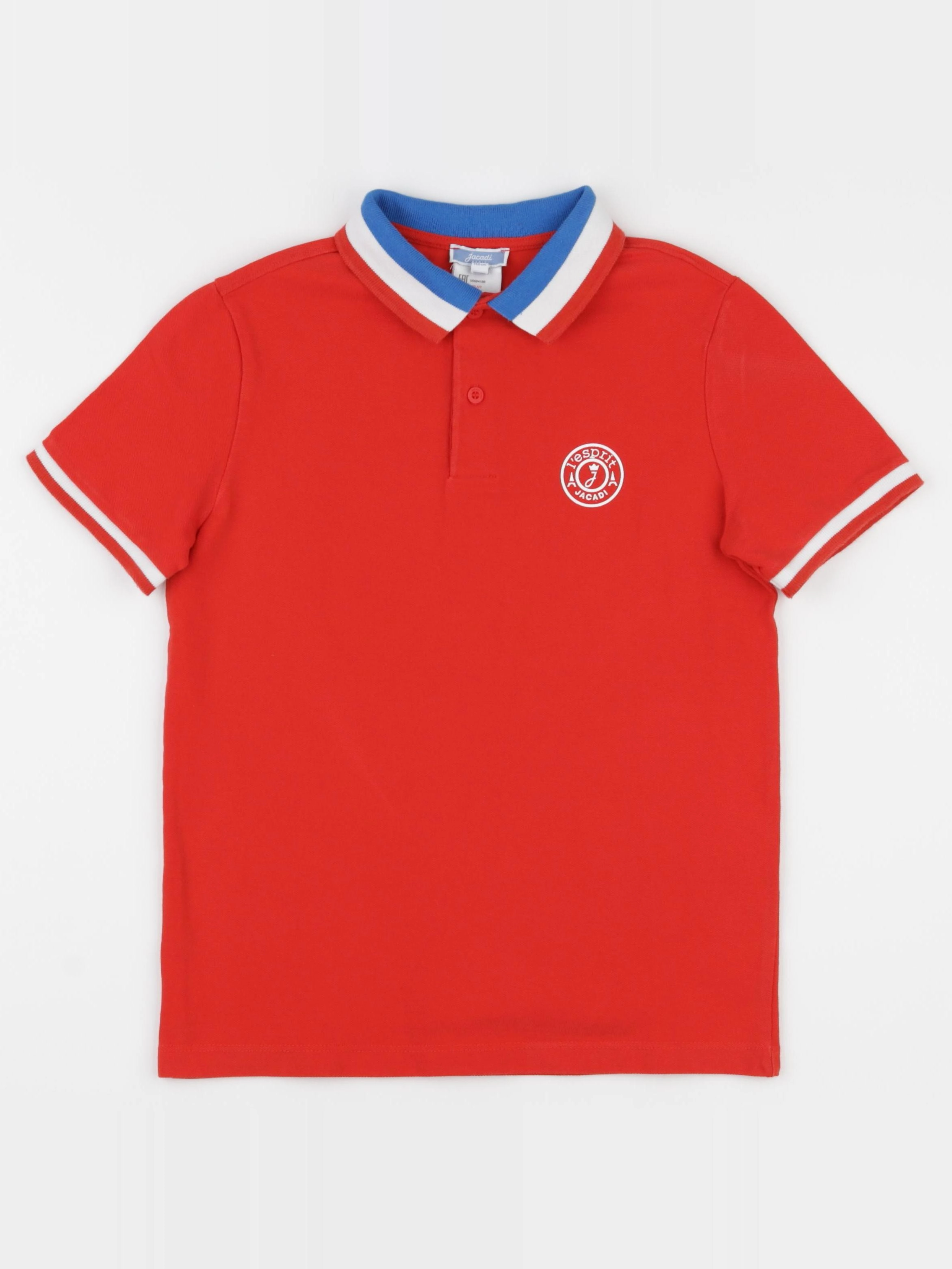 Jacadi - polo rouge - 10 ans