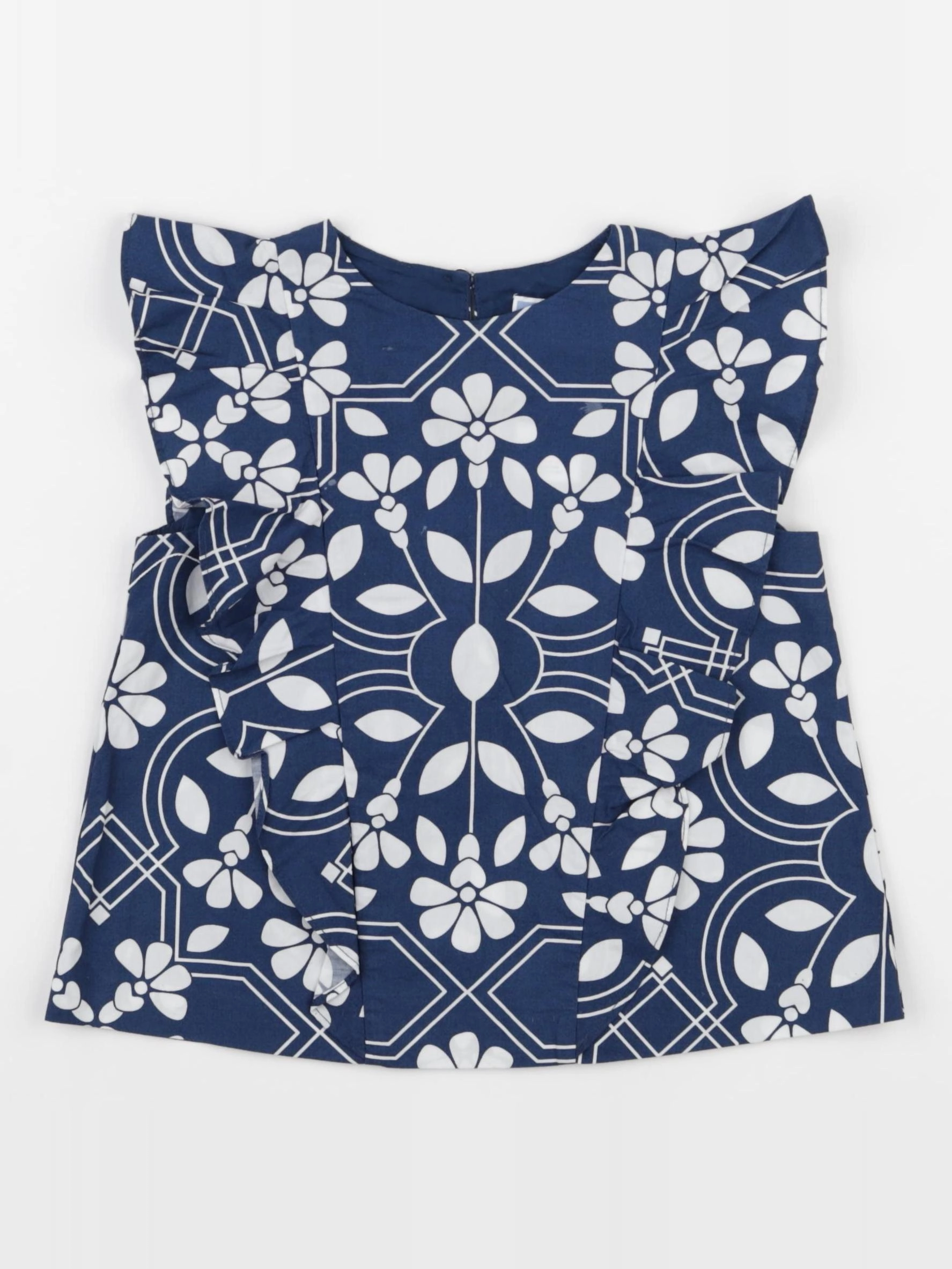 Jacadi - blouse bleu - 4 ans