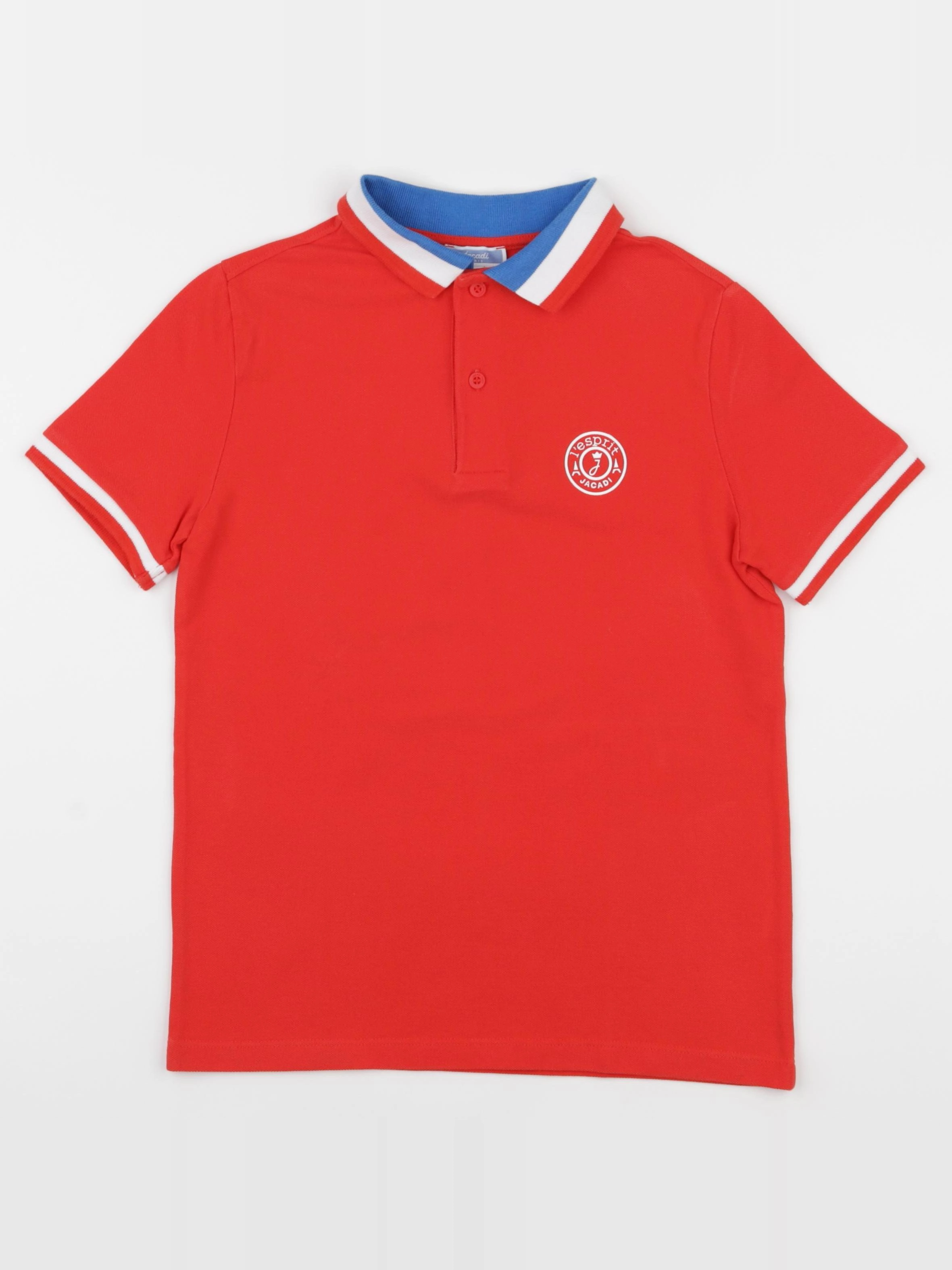 Jacadi - polo rouge - 10 ans