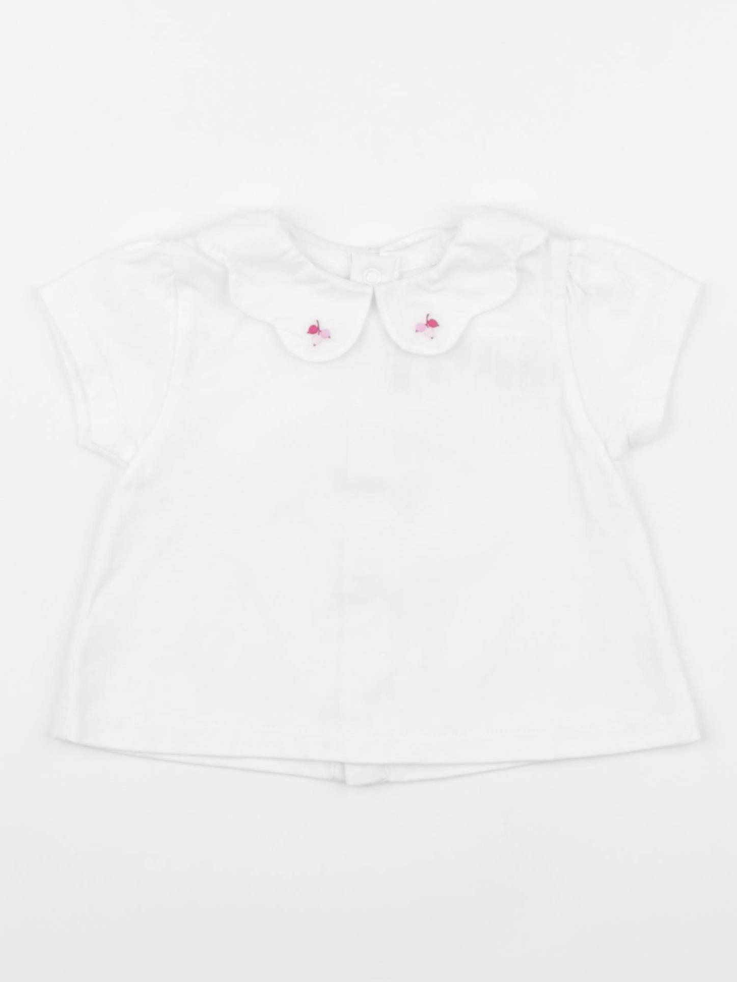 Jacadi - tee-shirt blanc - 6 mois