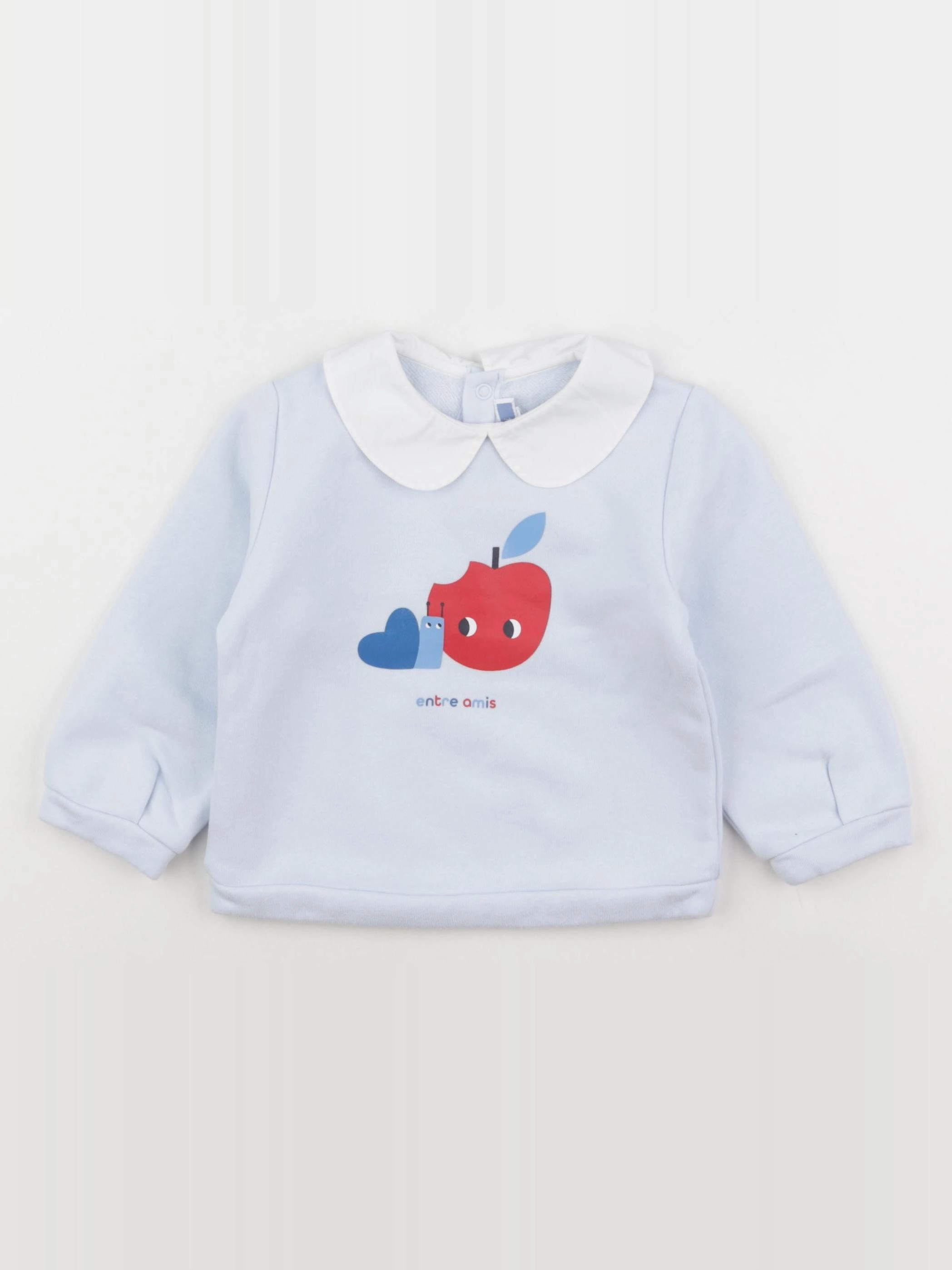 Jacadi - sweat bleu - 18 mois