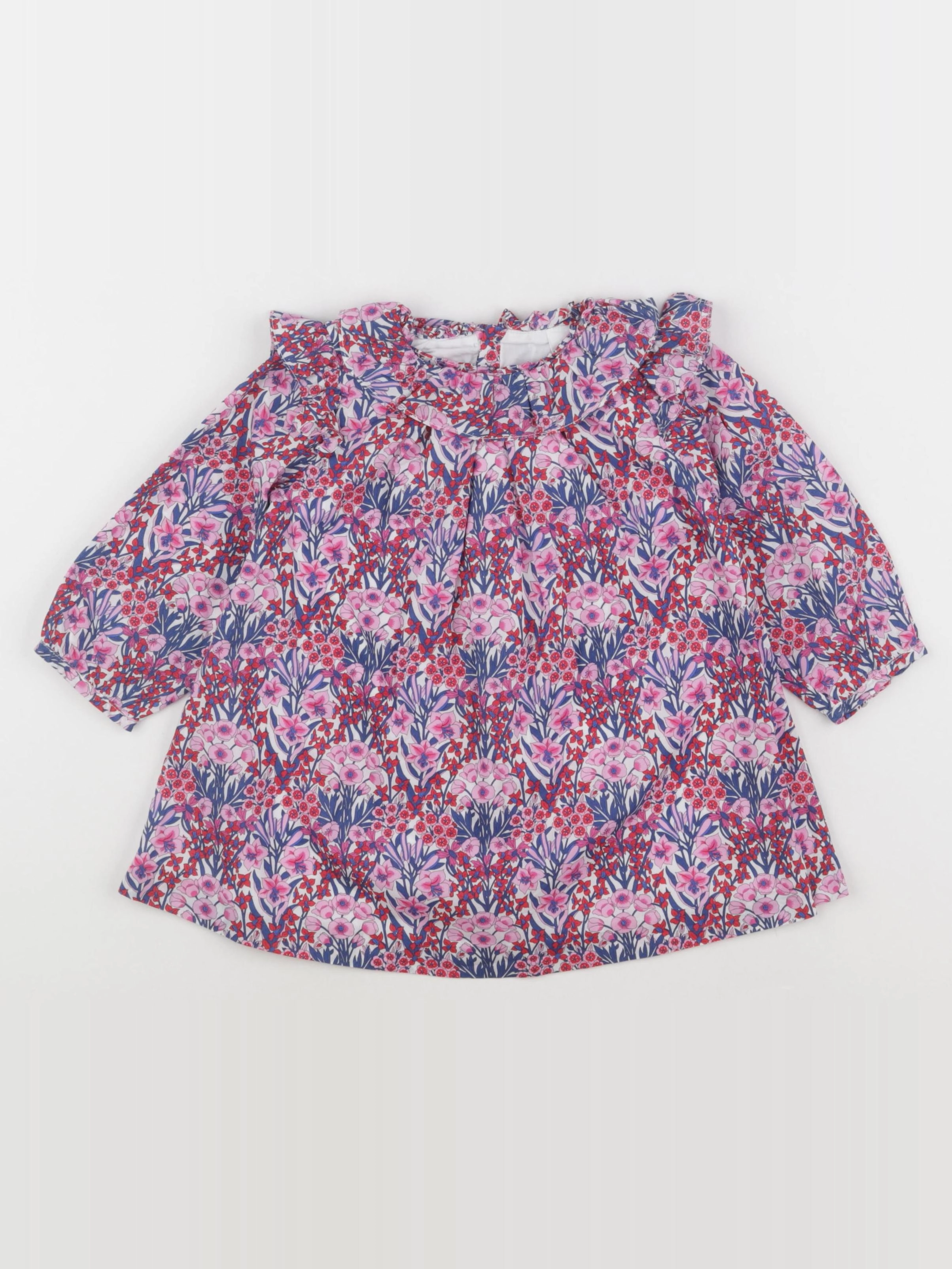 Jacadi - robe liberty multicolore - 18 mois
