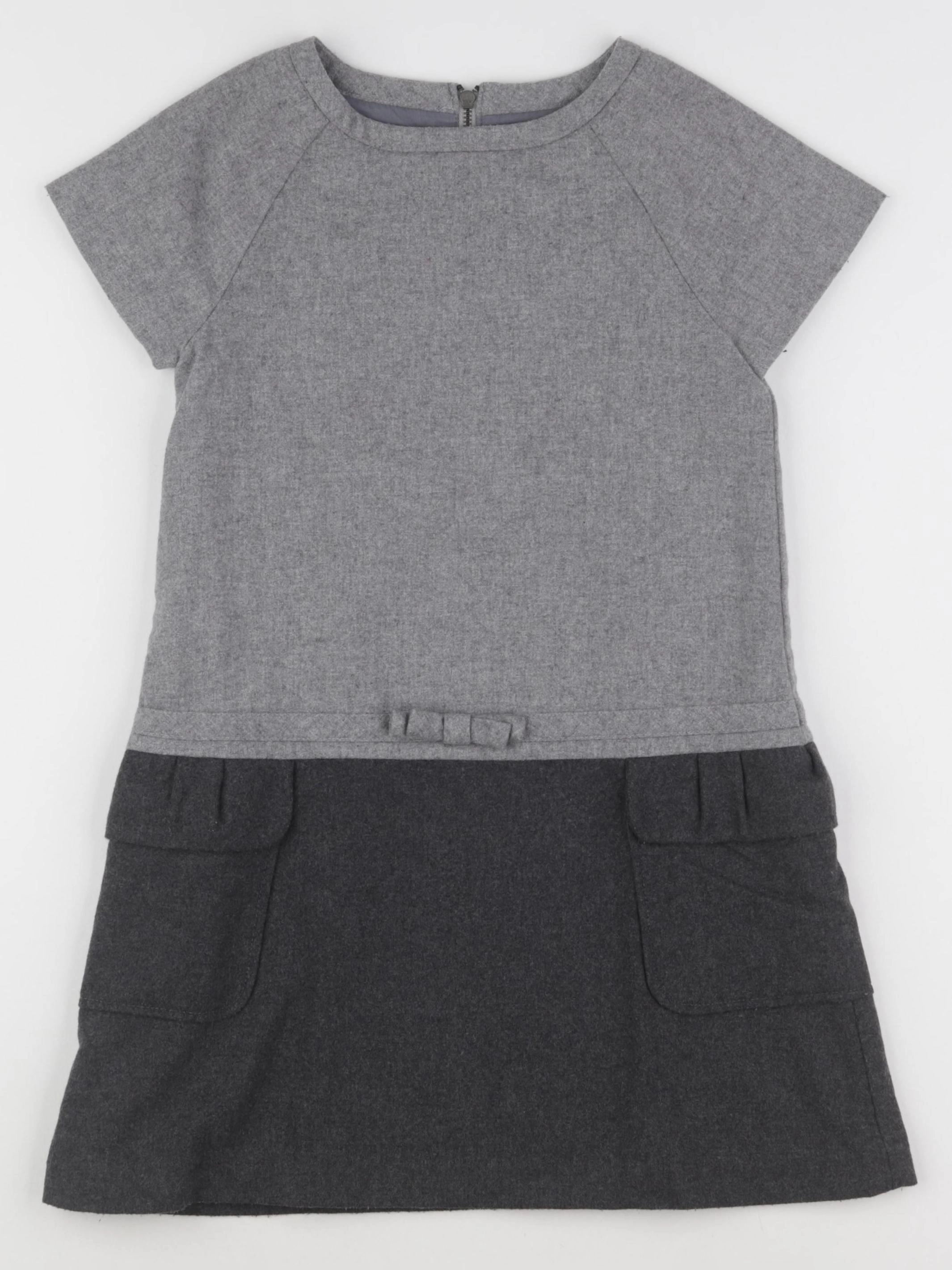 Jacadi - robe gris - 8 ans