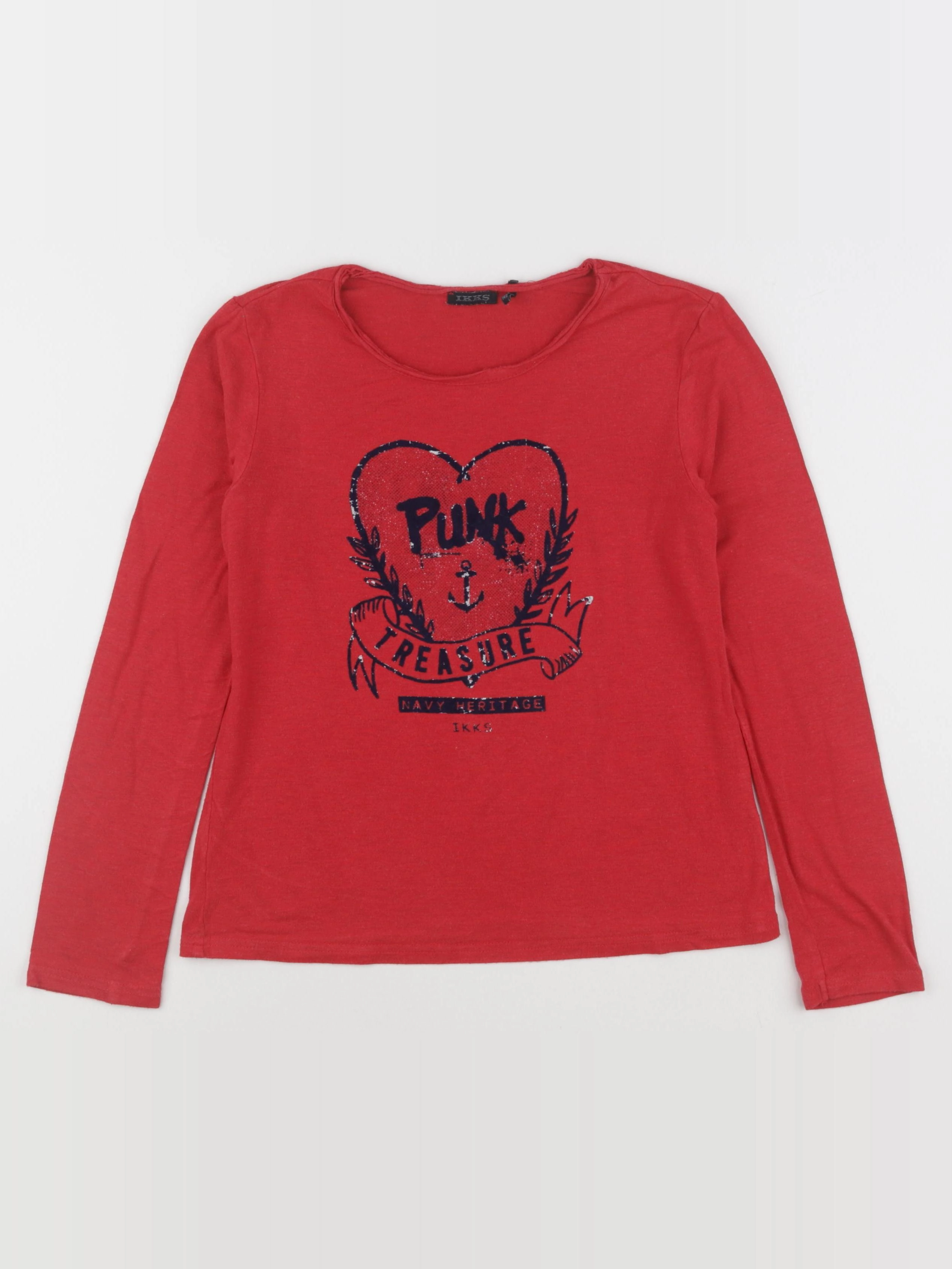 IKKS - tee-shirt rouge - 10 ans