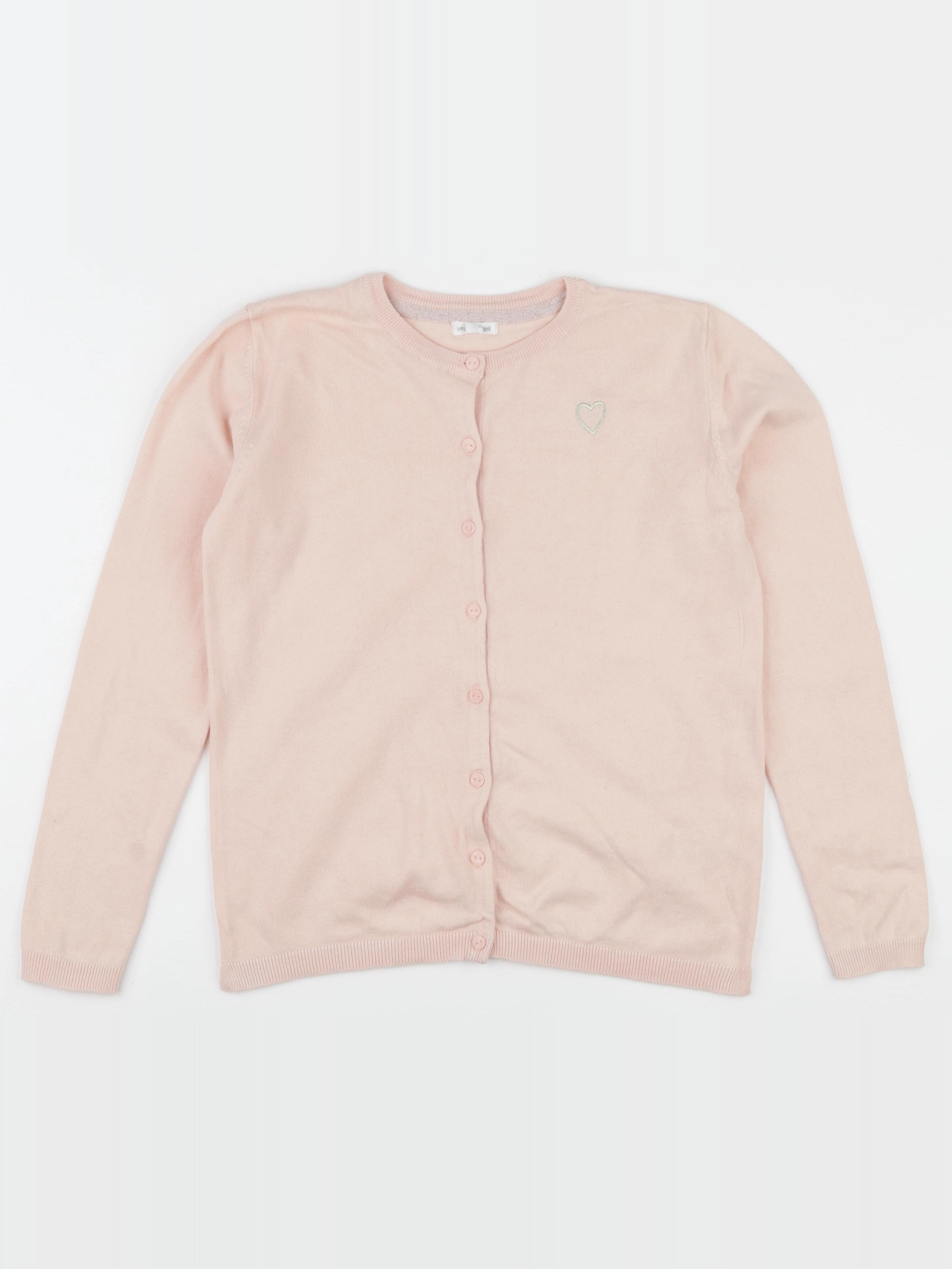 Vertbaudet - gilet rose - 12 ans