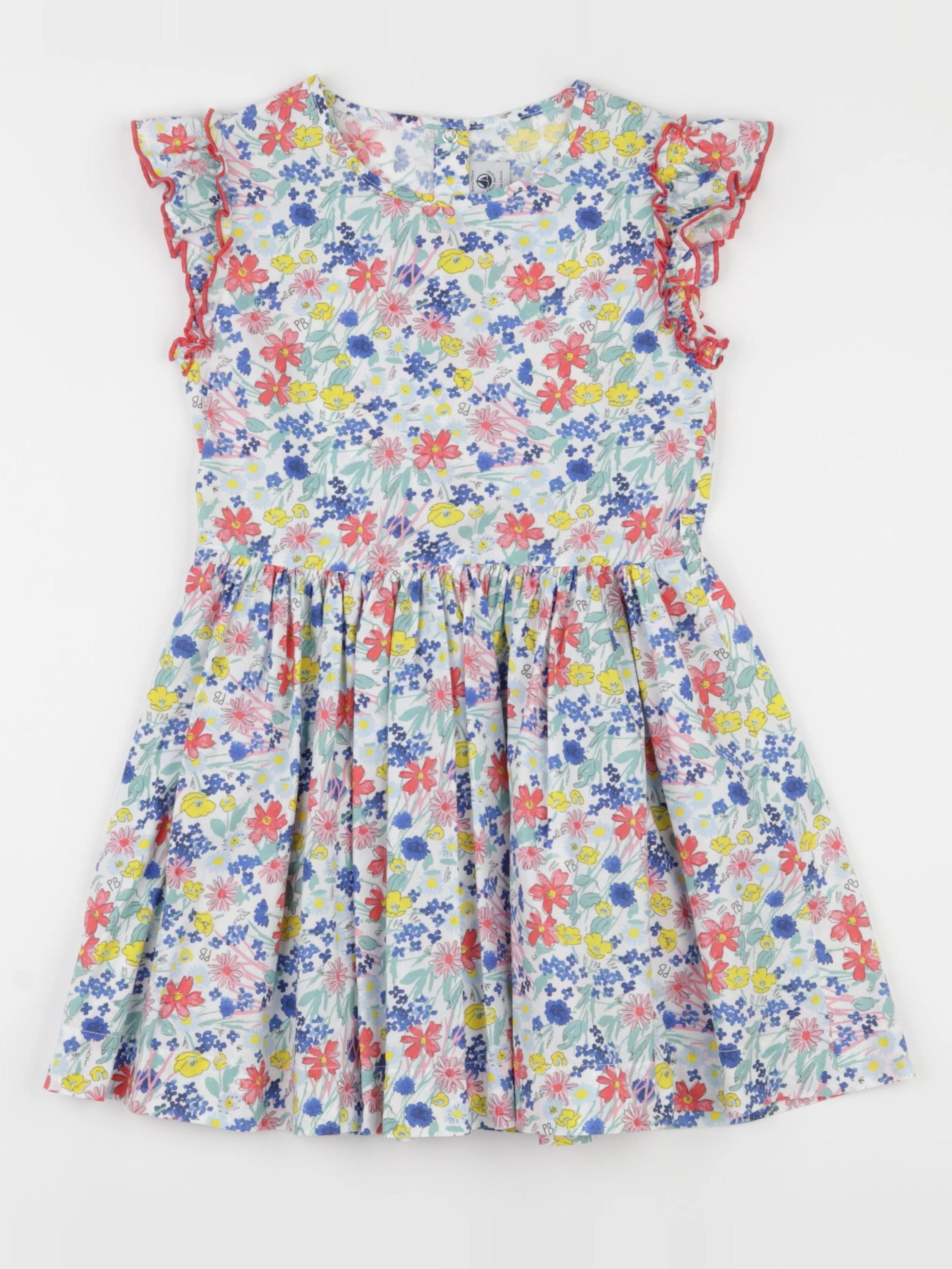 Petit Bateau - robe multicolore - 6 ans