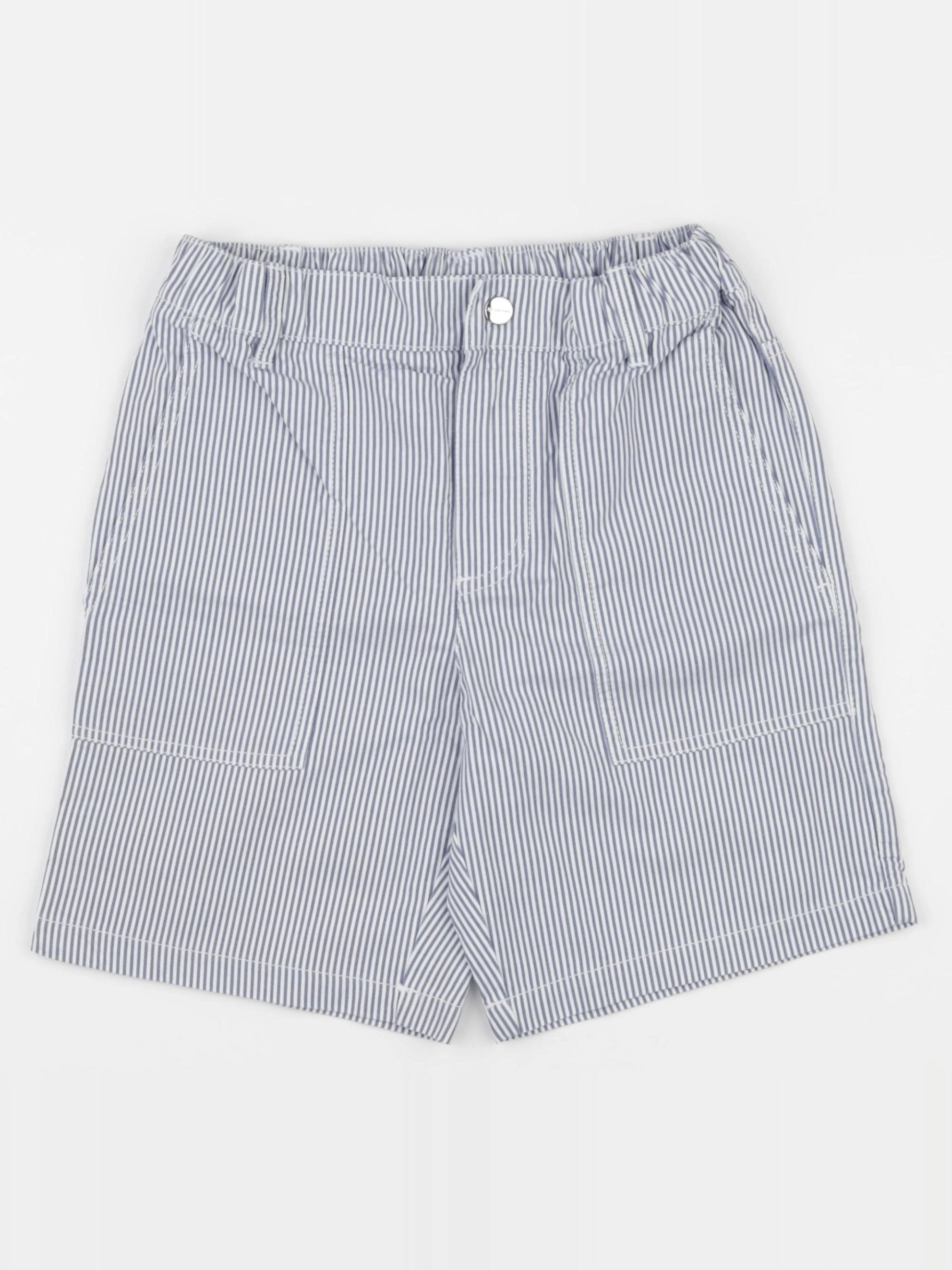 Jacadi - short blanc, bleu - 10 ans