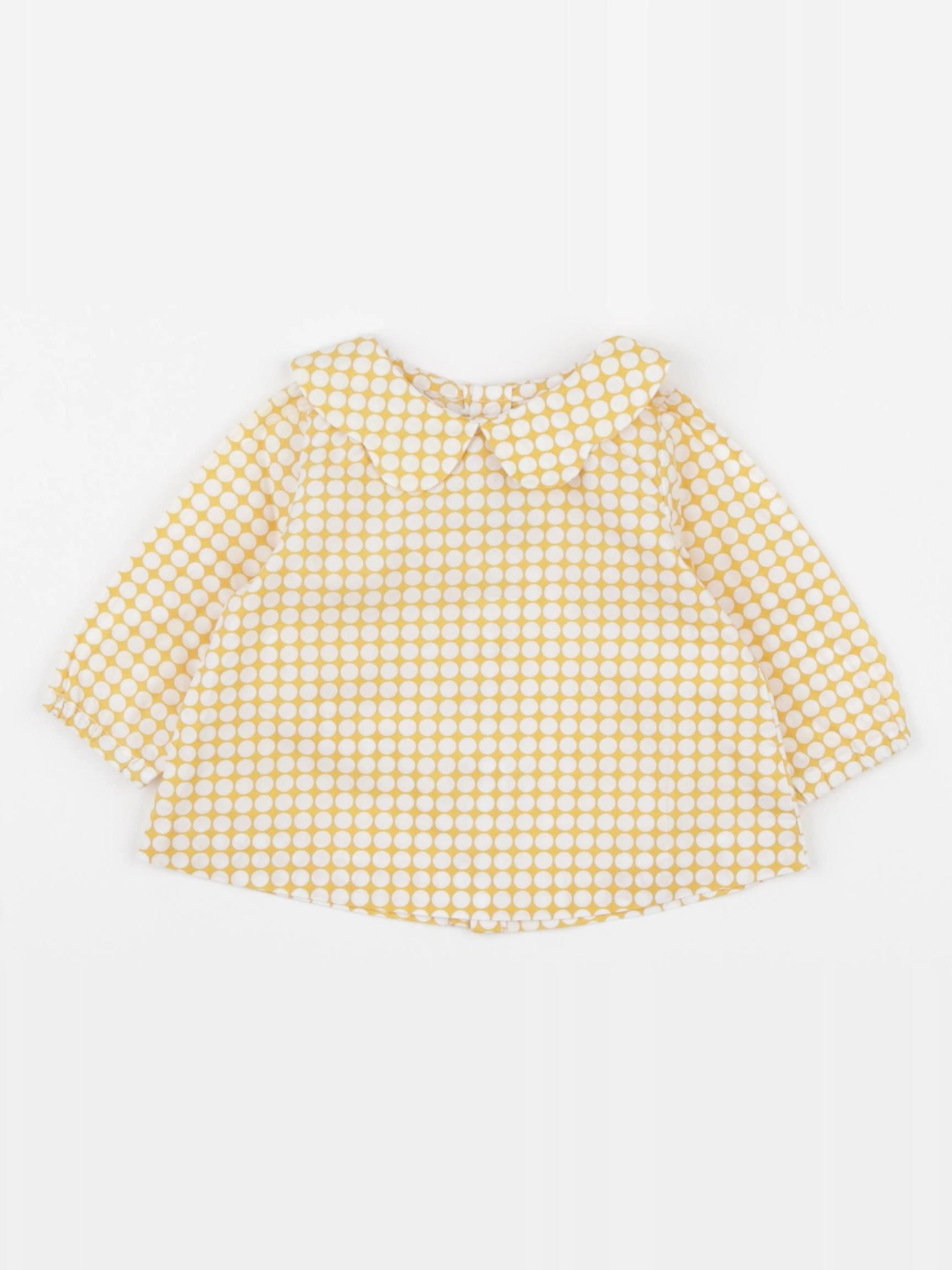 Jacadi - blouse jaune - 3 mois