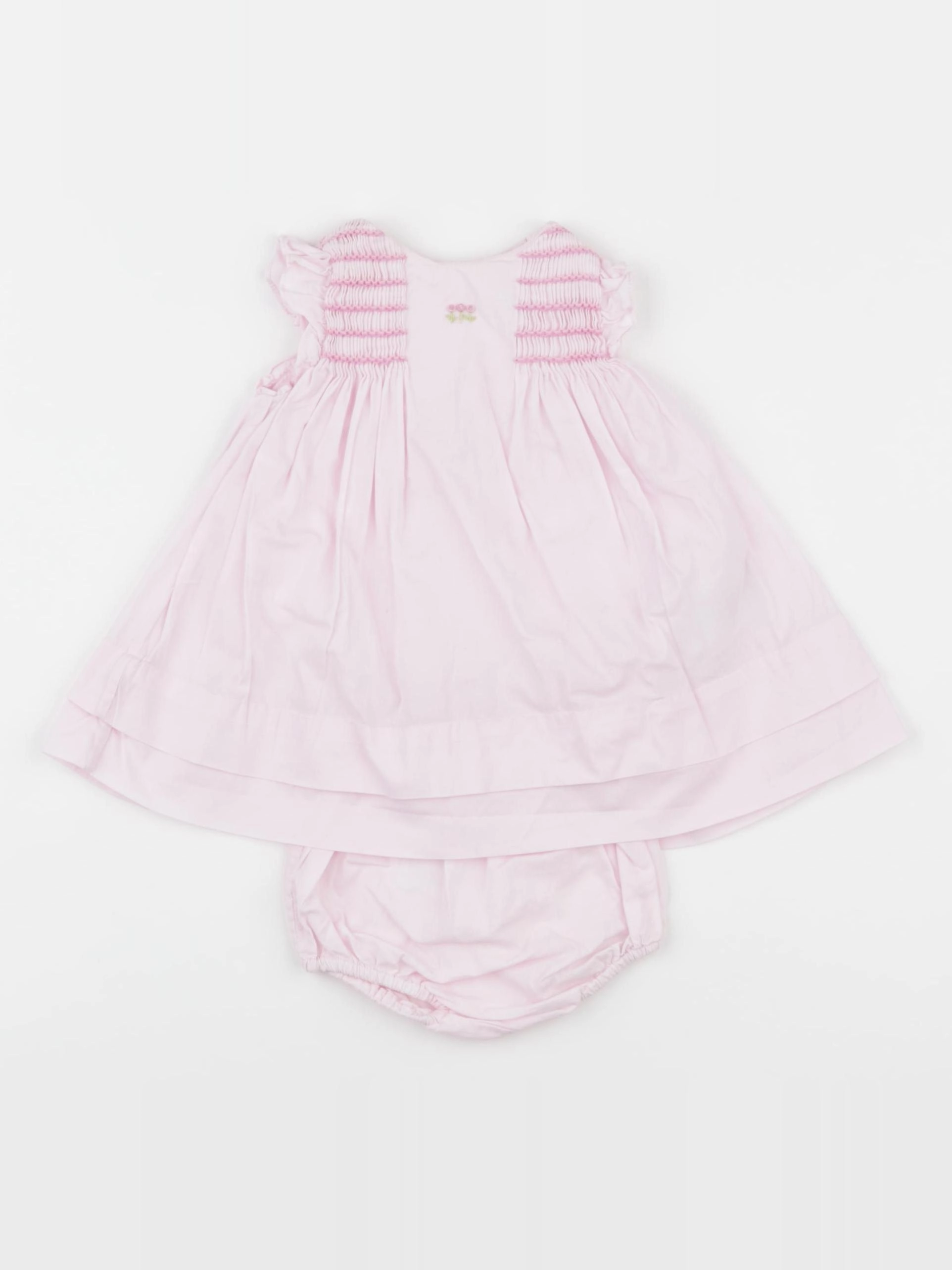 Jacadi - robe rose - 1 mois