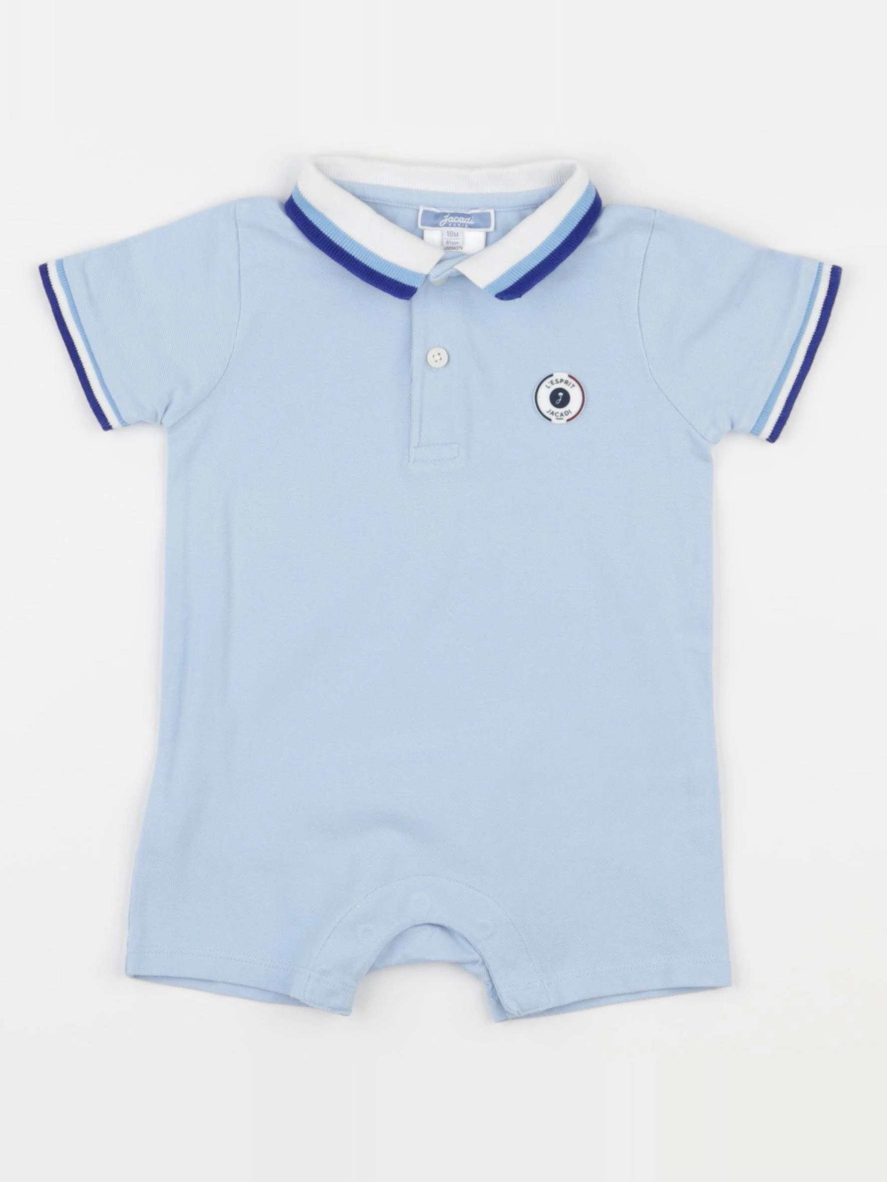 Jacadi - combinaison bleu - 18 mois