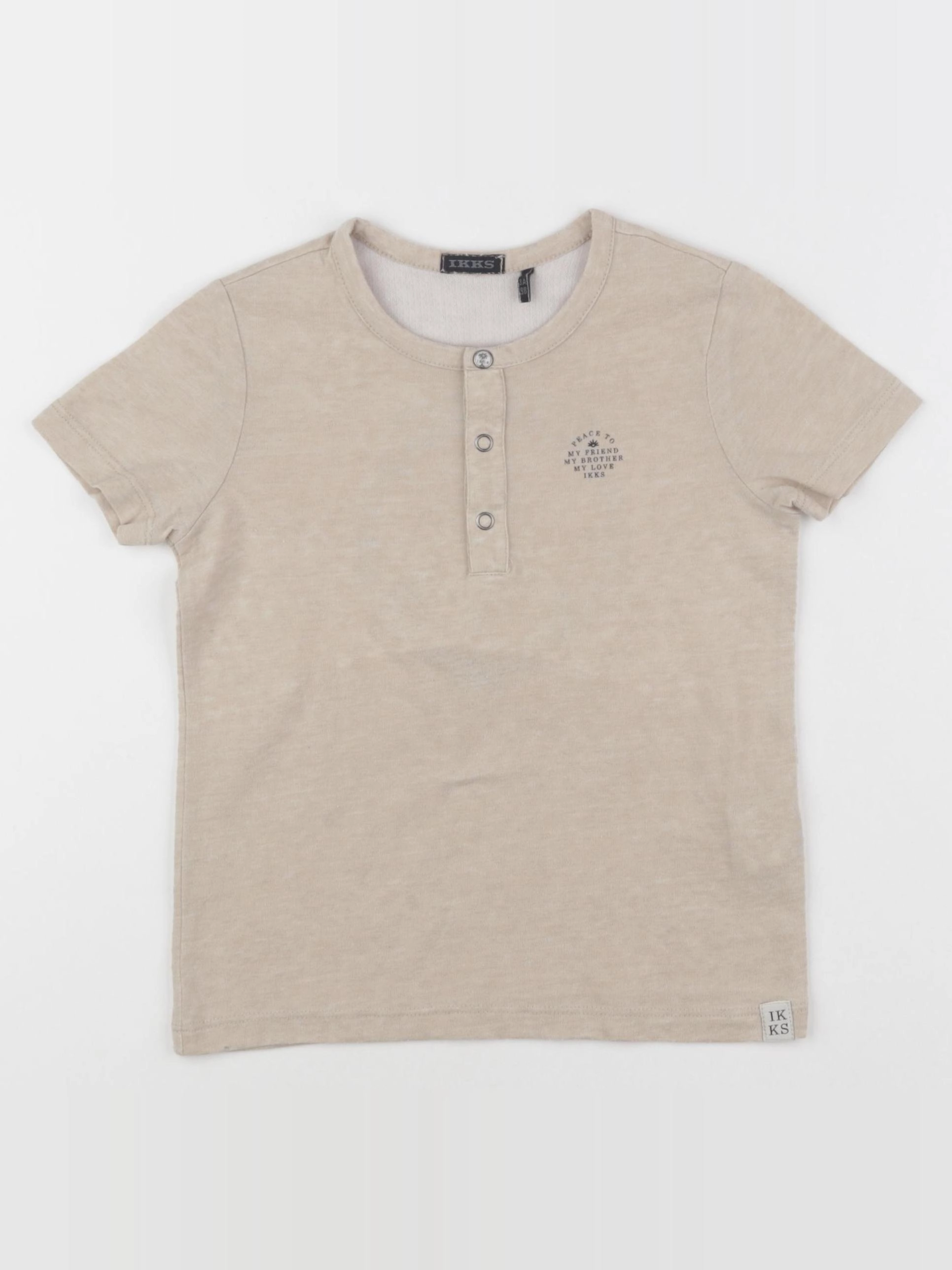 IKKS - tee-shirt imprimé au dos beige - 3 ans