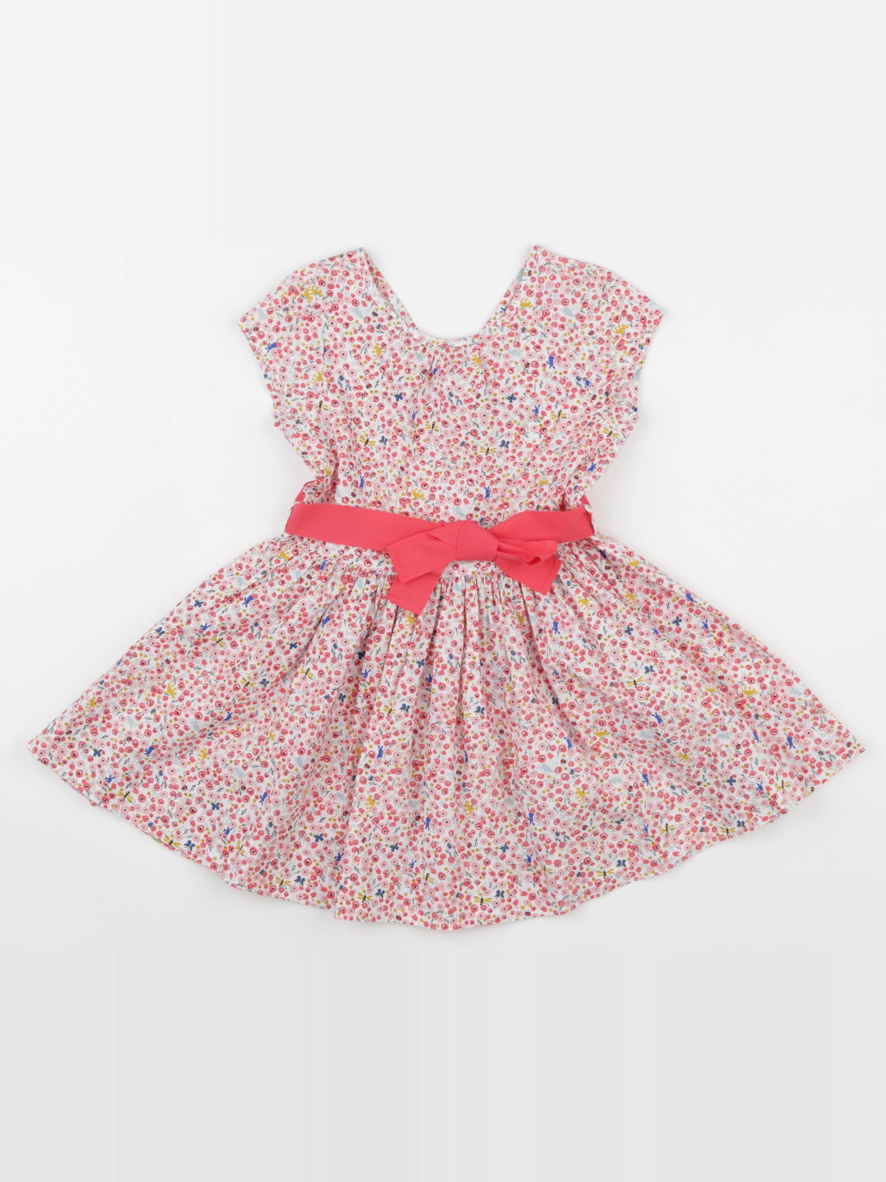 Petit Bateau - robe multicolore - 4 ans