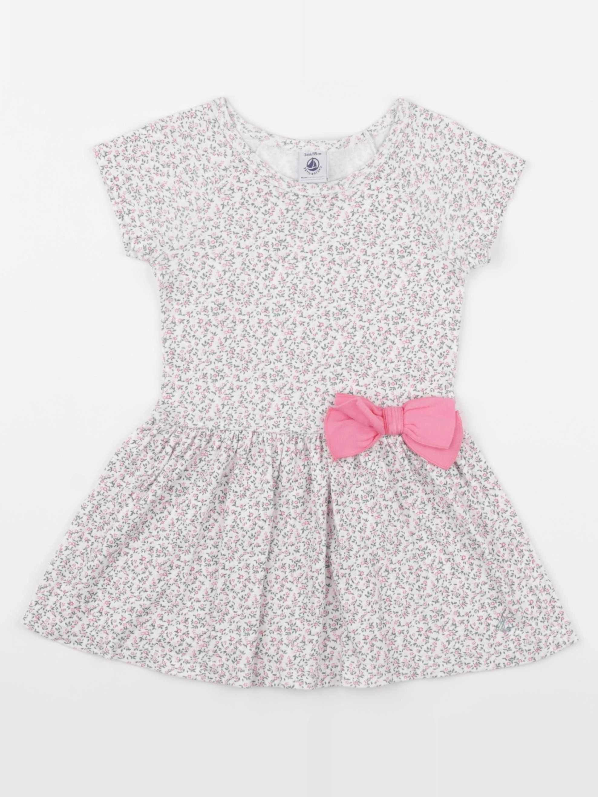 Petit Bateau - robe multicolore - 3 ans