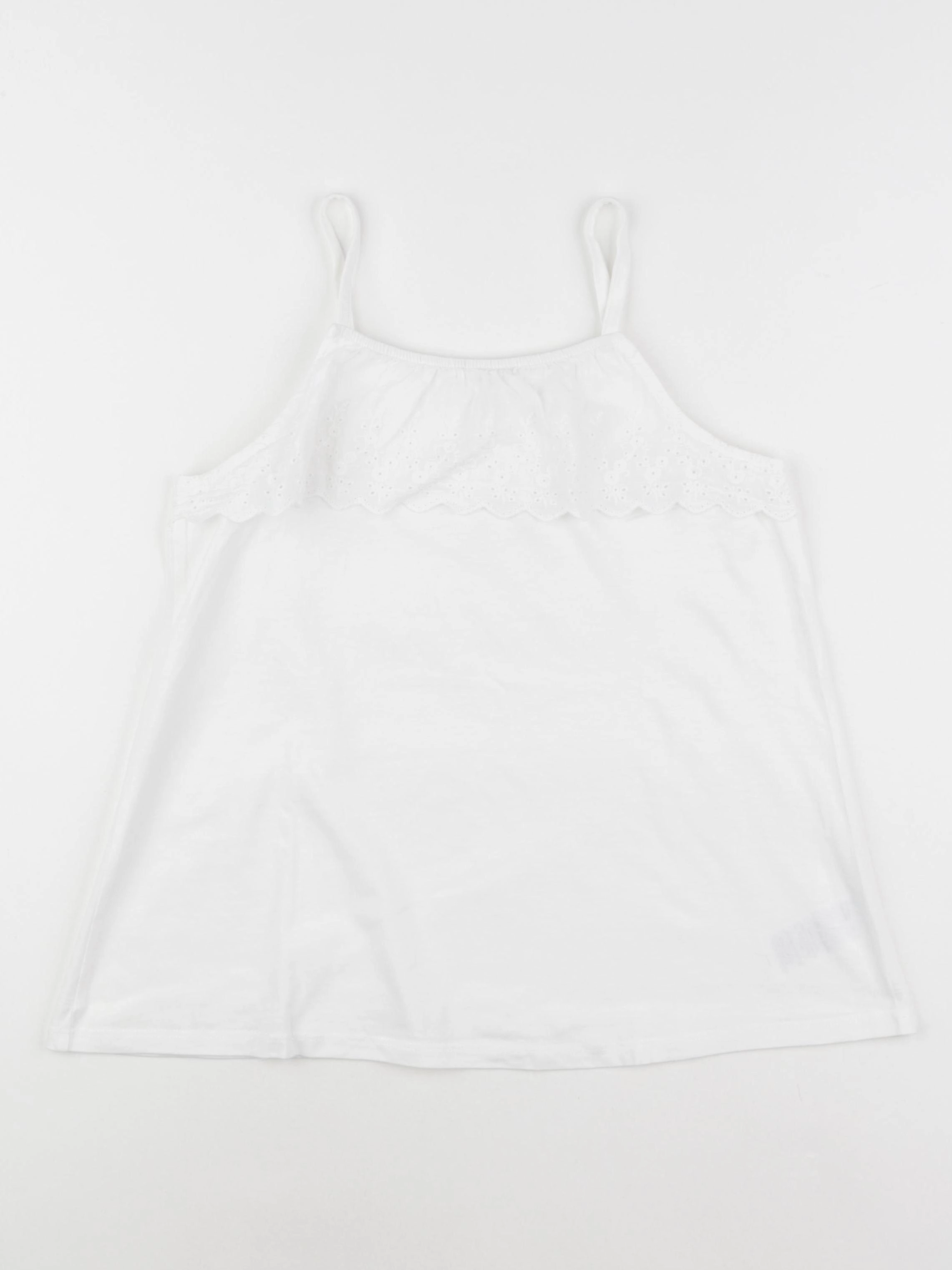 Vertbaudet - débardeur blanc - 12 ans