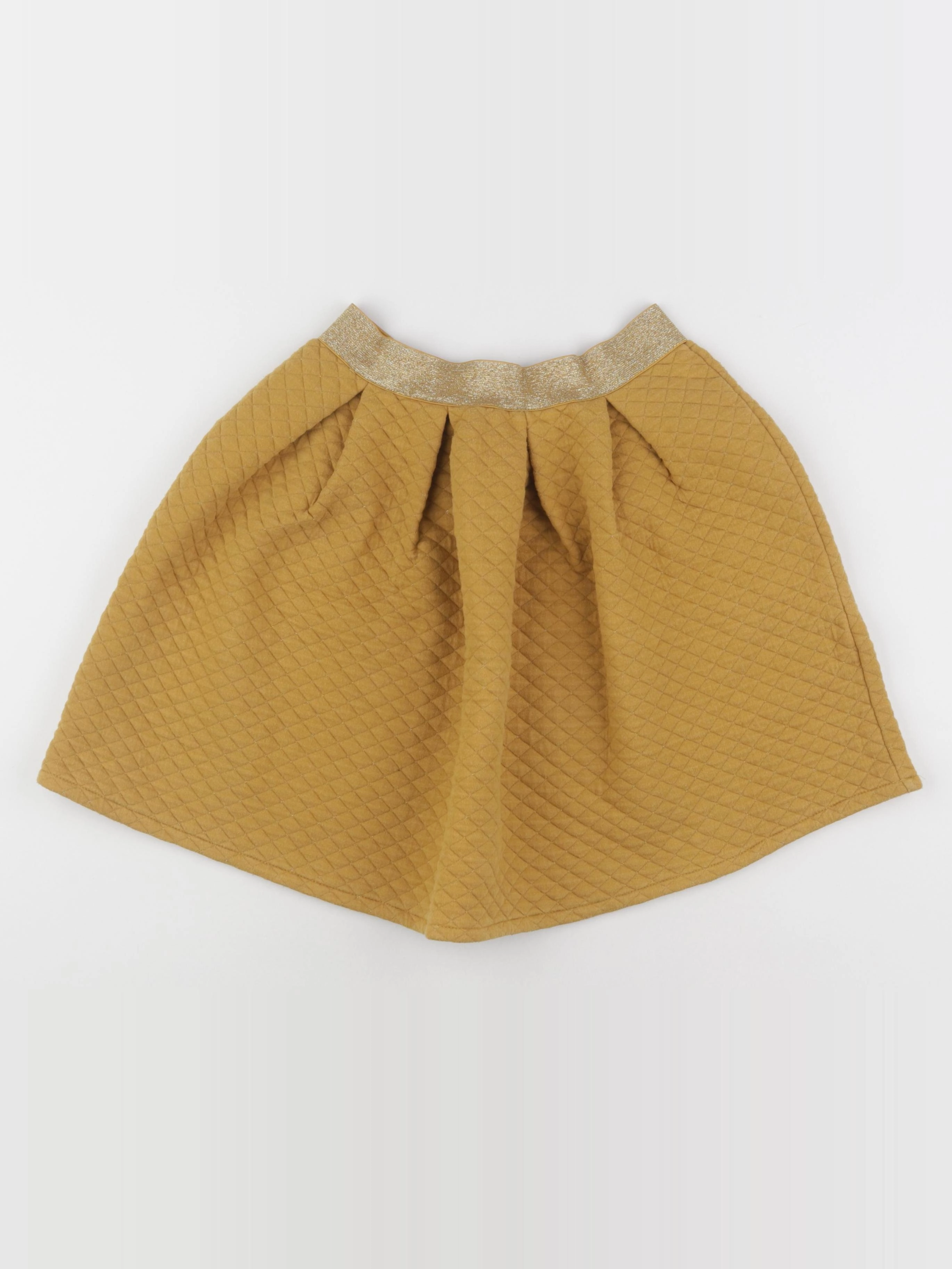 Vertbaudet - jupe jaune, or - 12 ans