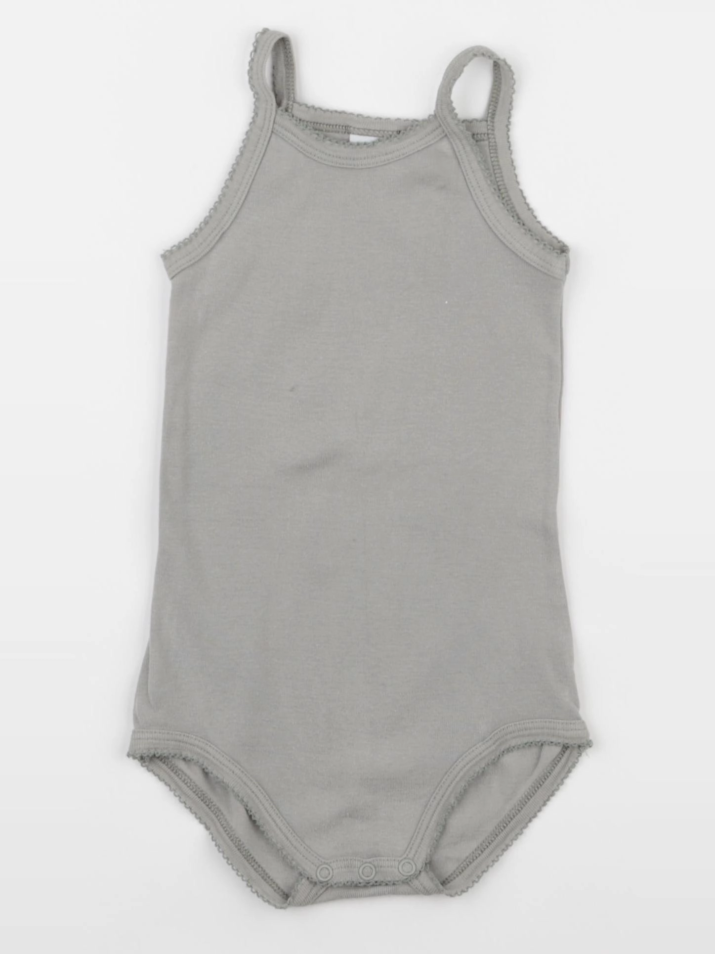 Petit Bateau - body vert - 18 mois