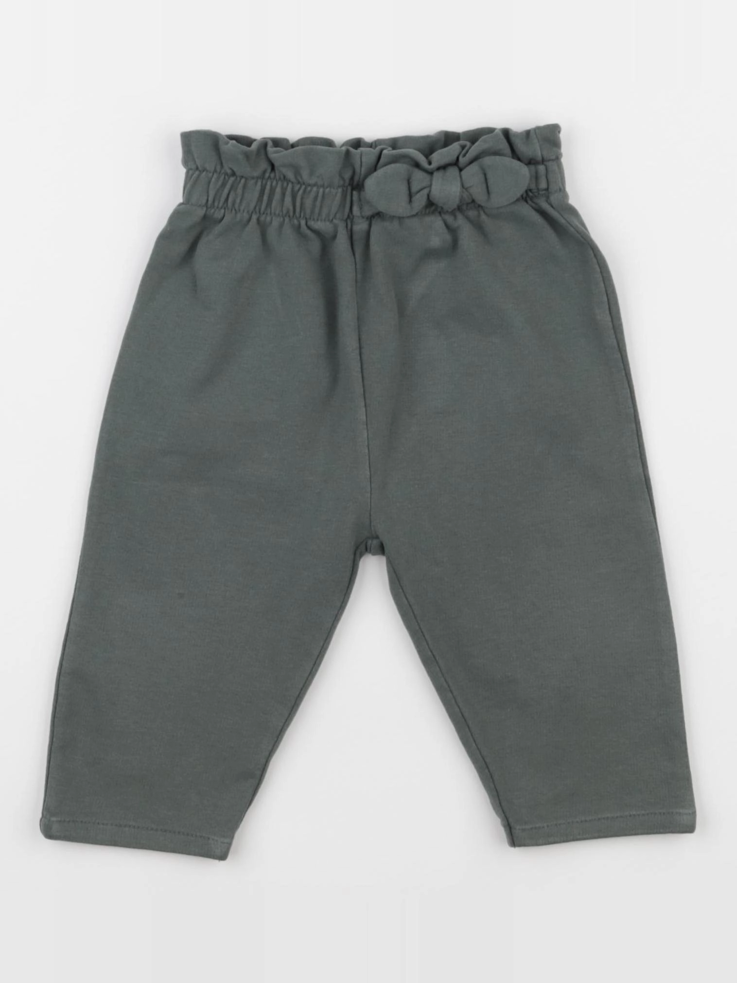 Vertbaudet - pantalon vert - 9 mois