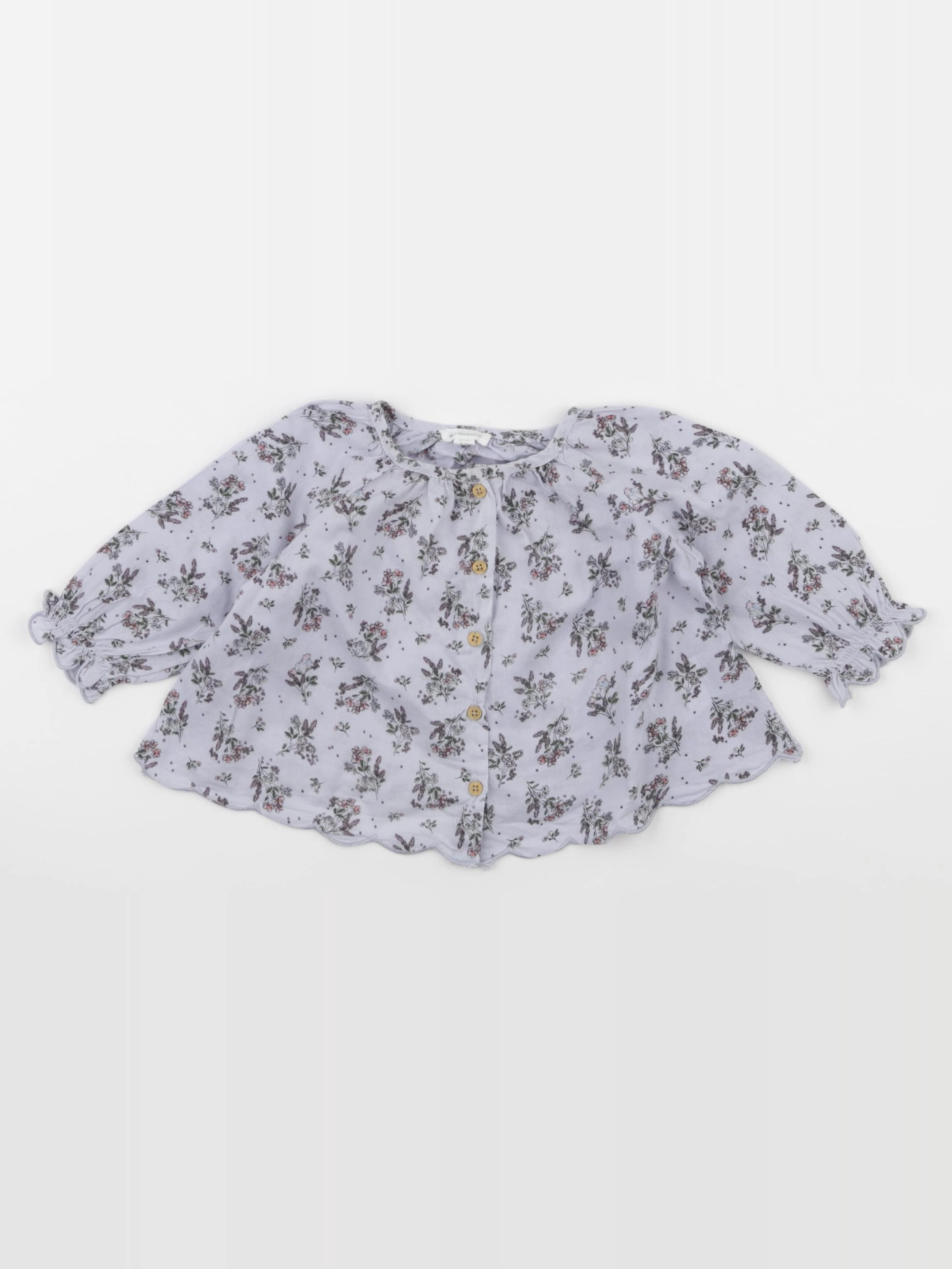 Vertbaudet - blouse bleu - 6 mois