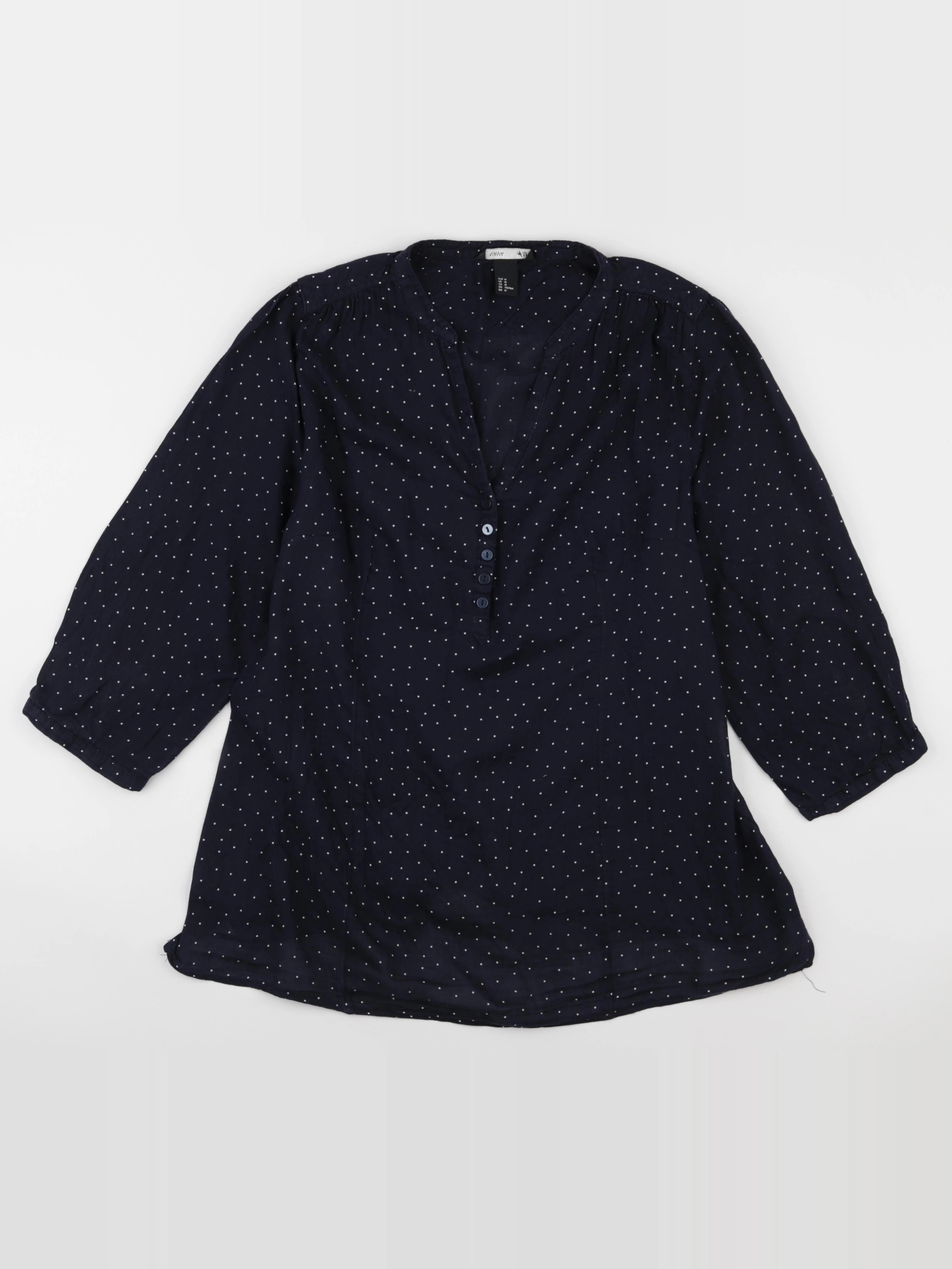 H&M - blouse grossesse, allaitement bleu - 40 à 42