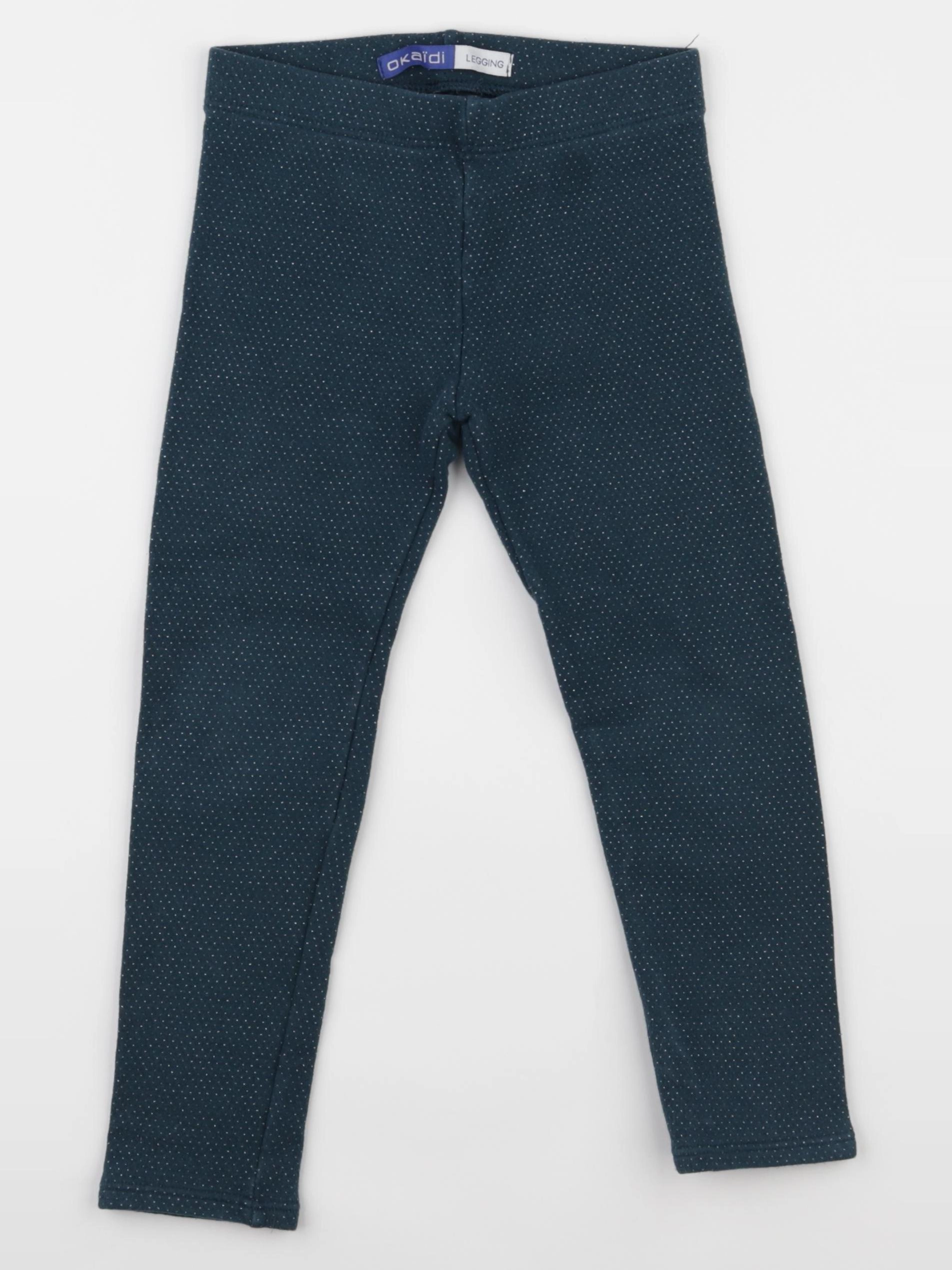 Okaidi - legging doublé vert - 5 ans
