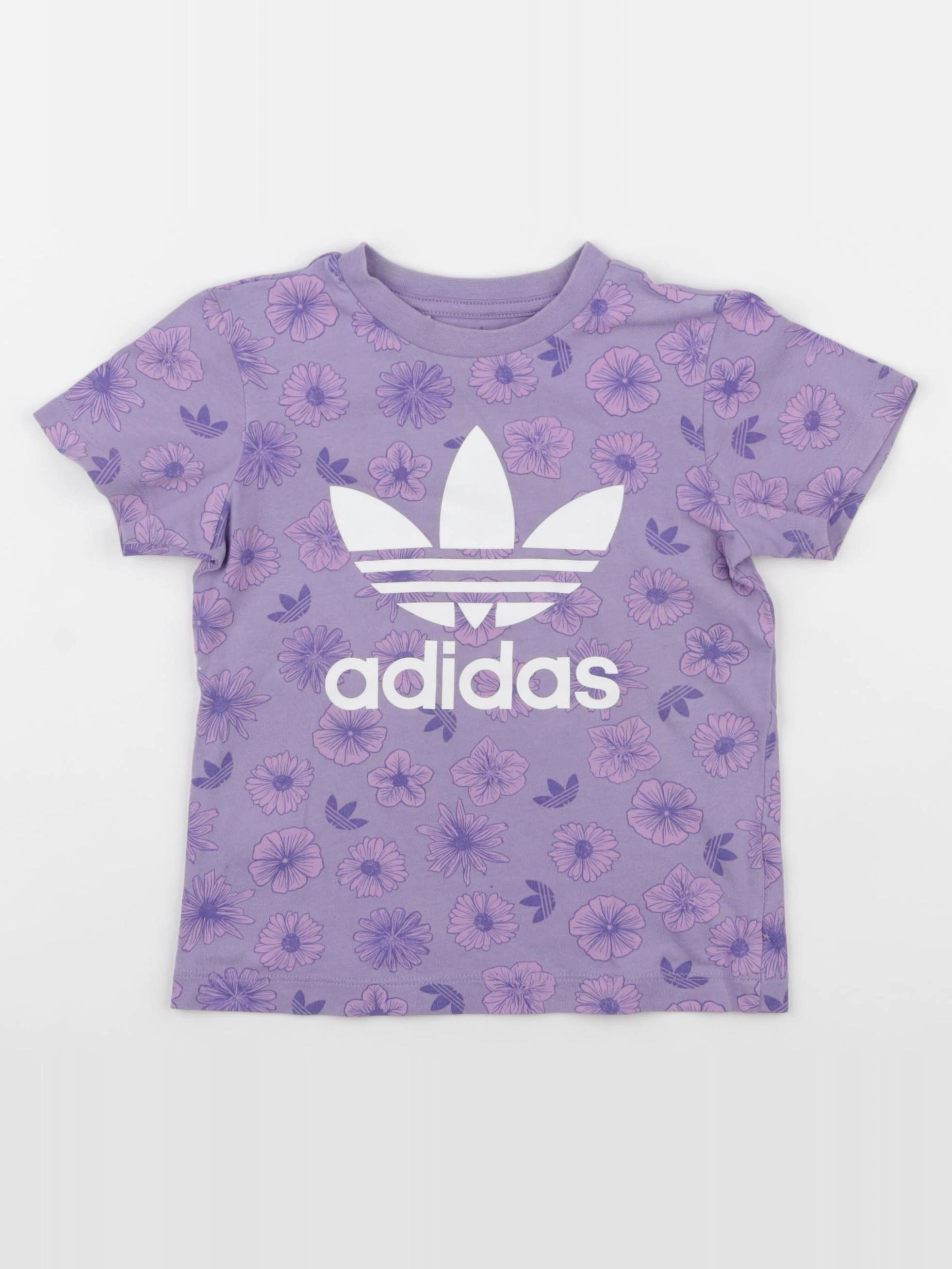 Adidas - tee-shirt violet - 2/3 ans