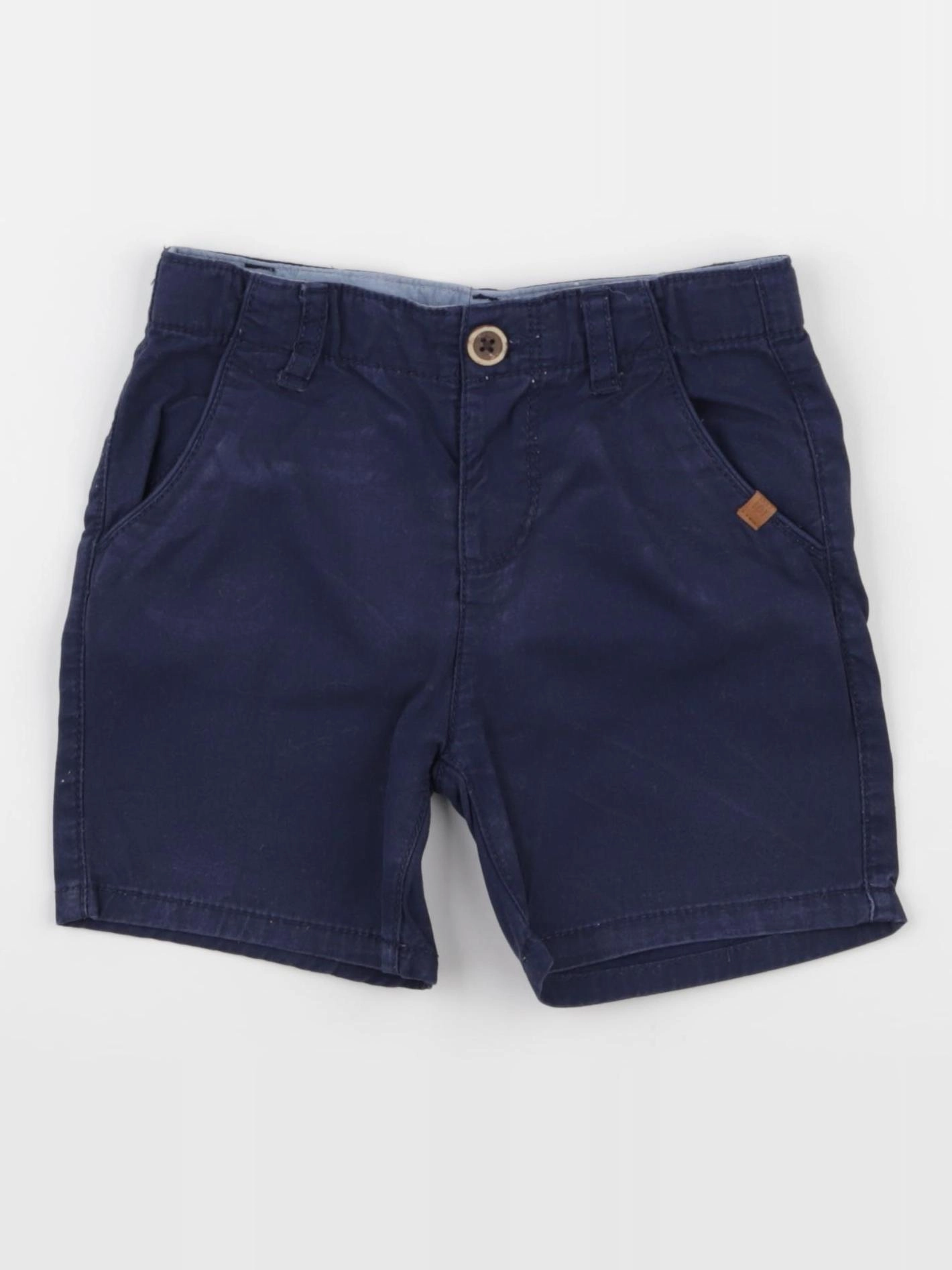 Zara - short bleu - 12/18 mois