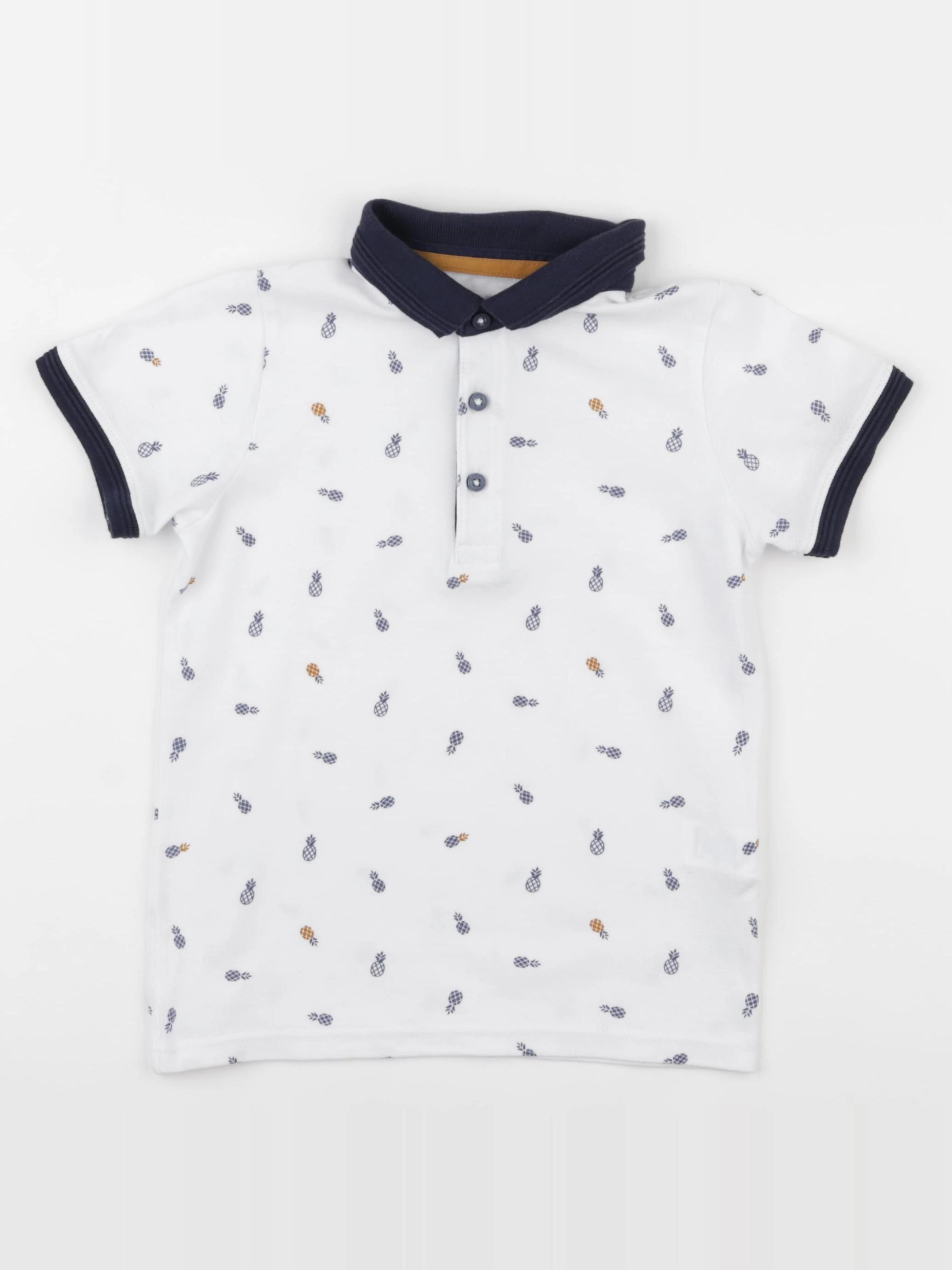 Okaidi - polo blanc - 5 ans