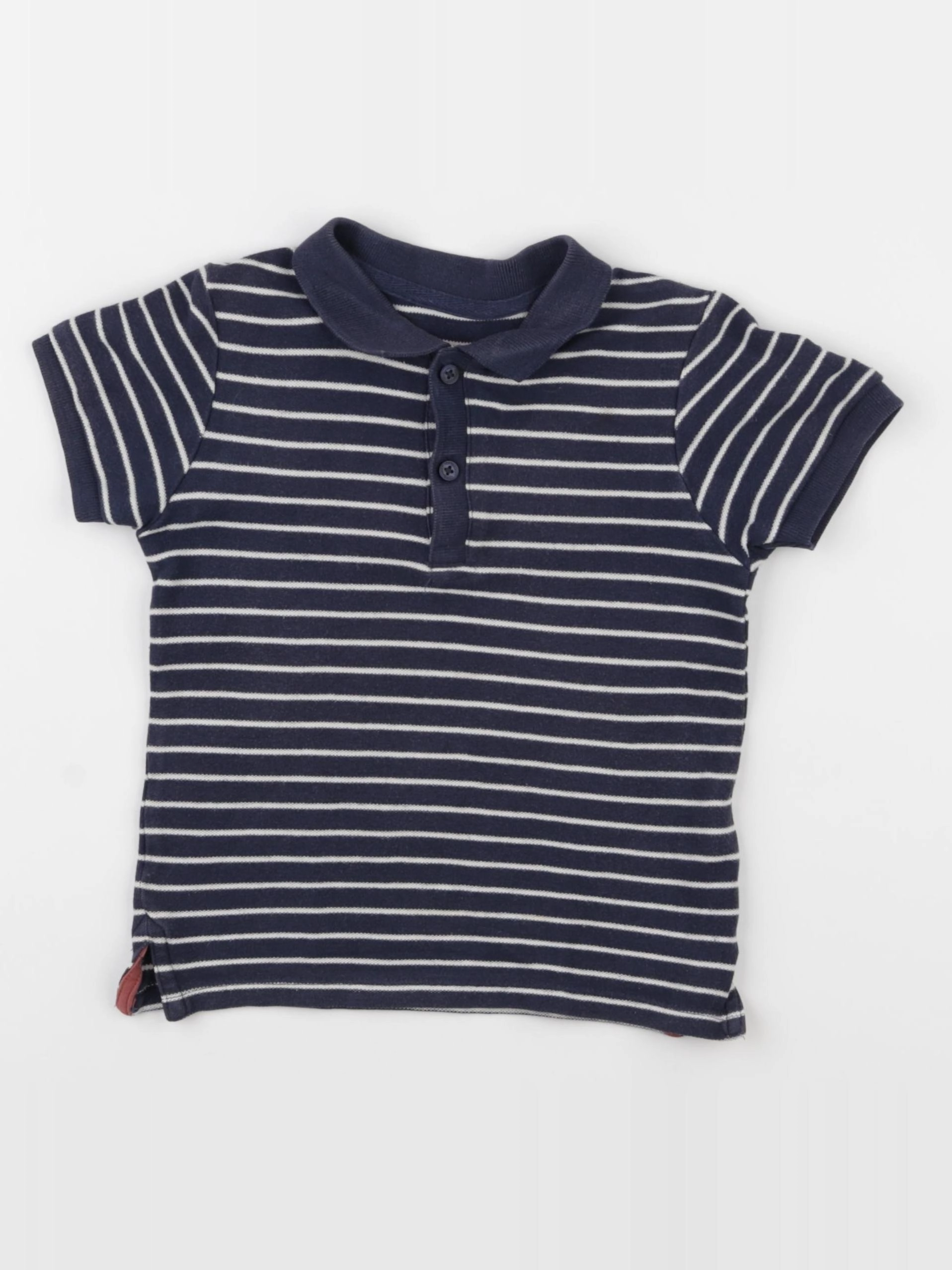 Vertbaudet - polo bleu - 4 ans