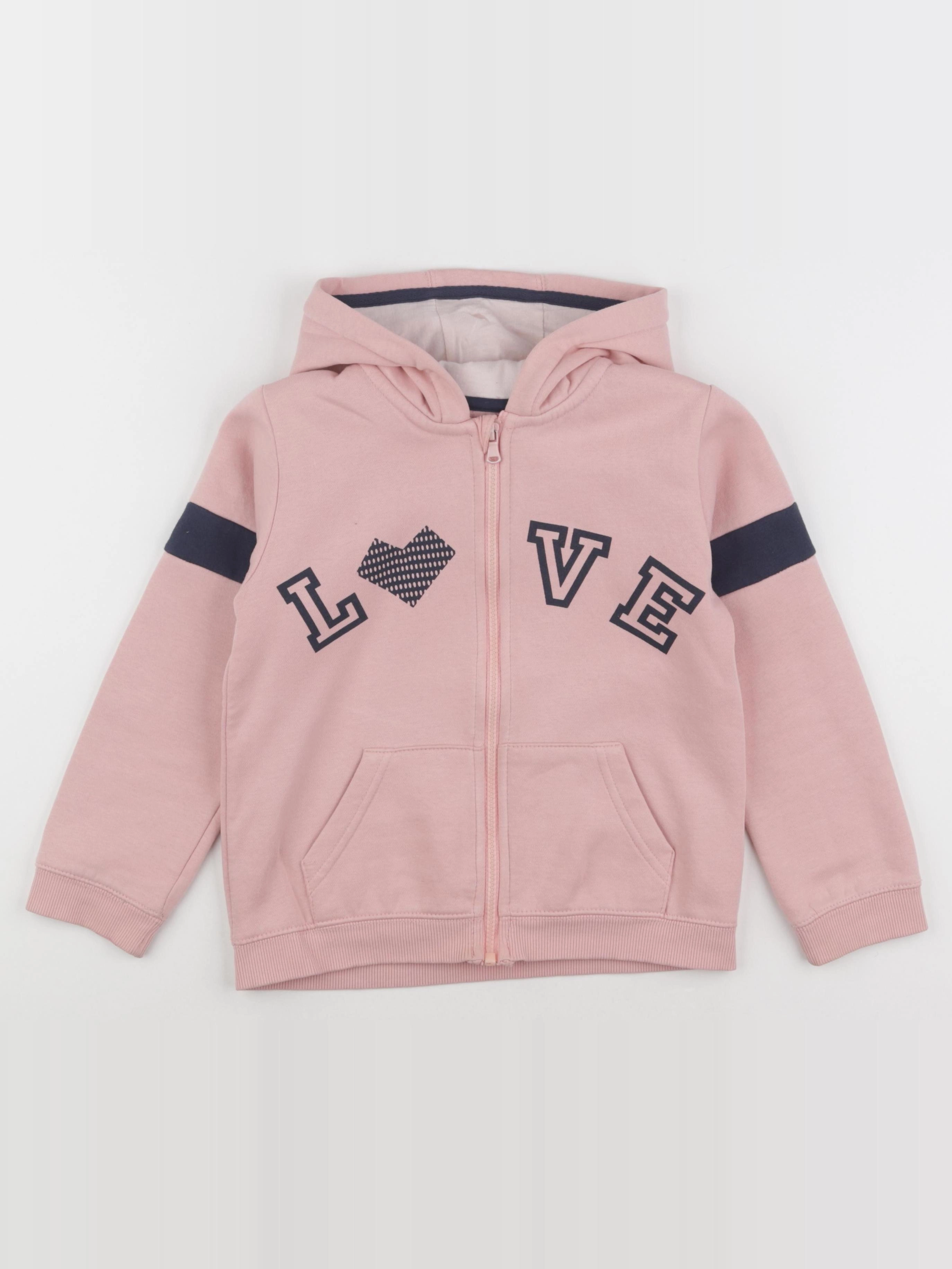 Vertbaudet - sweat rose - 8 ans