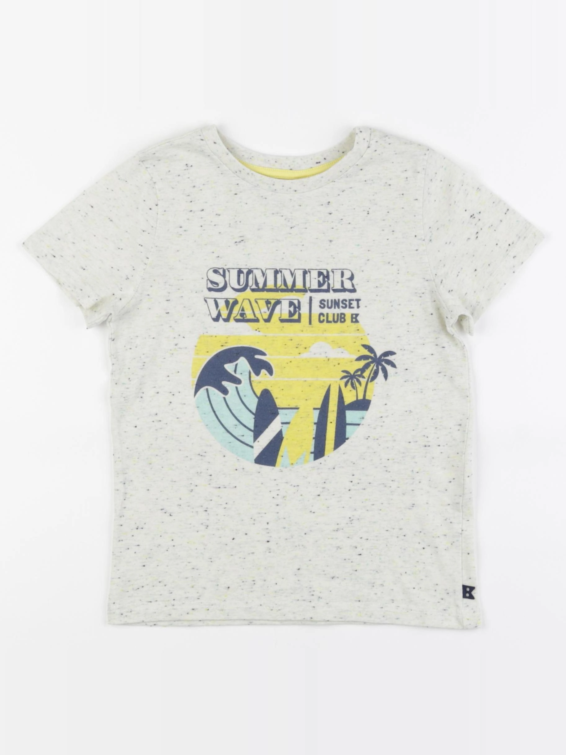 Vertbaudet - tee-shirt jaune - 6 ans