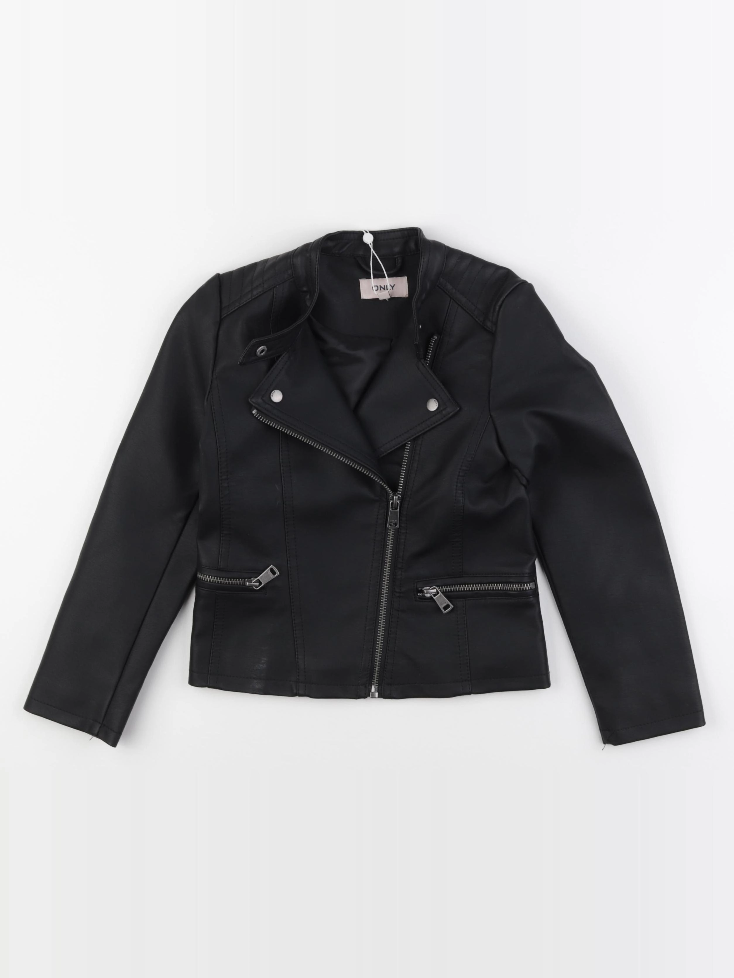 Kids Only - veste simili cuir noir - 8 ans