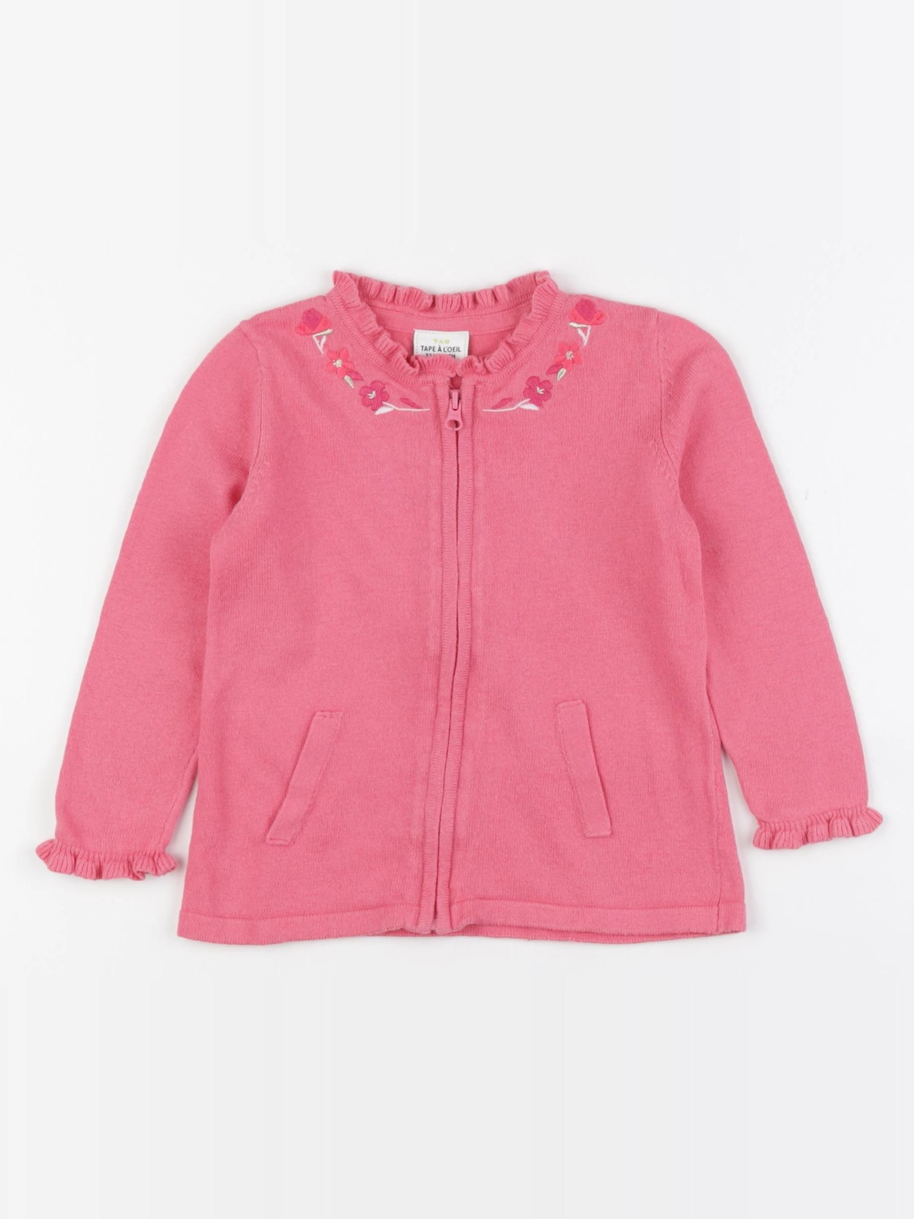 Tape à l'oeil - gilet rose - 24 mois