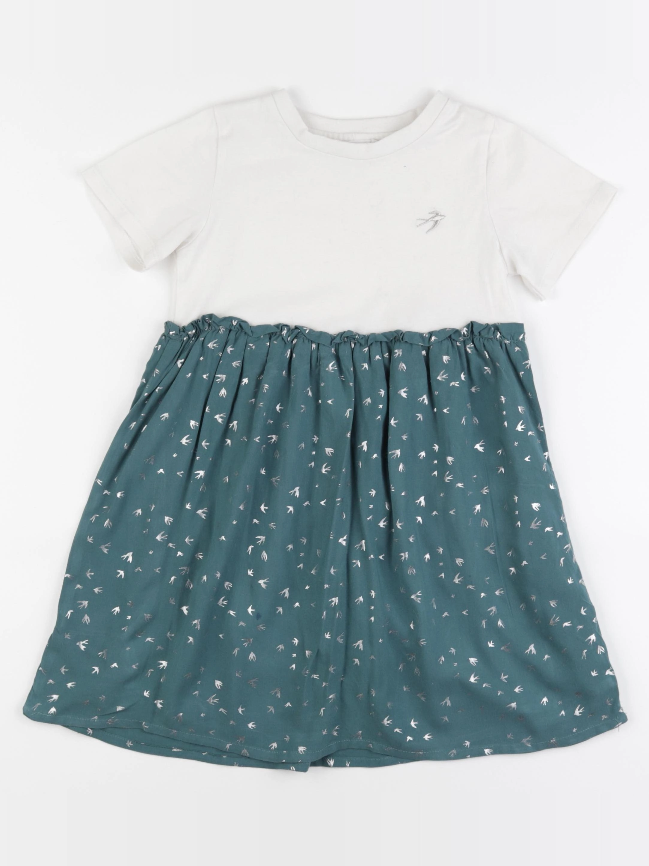 Eden & Victor - robe vert - 6 ans