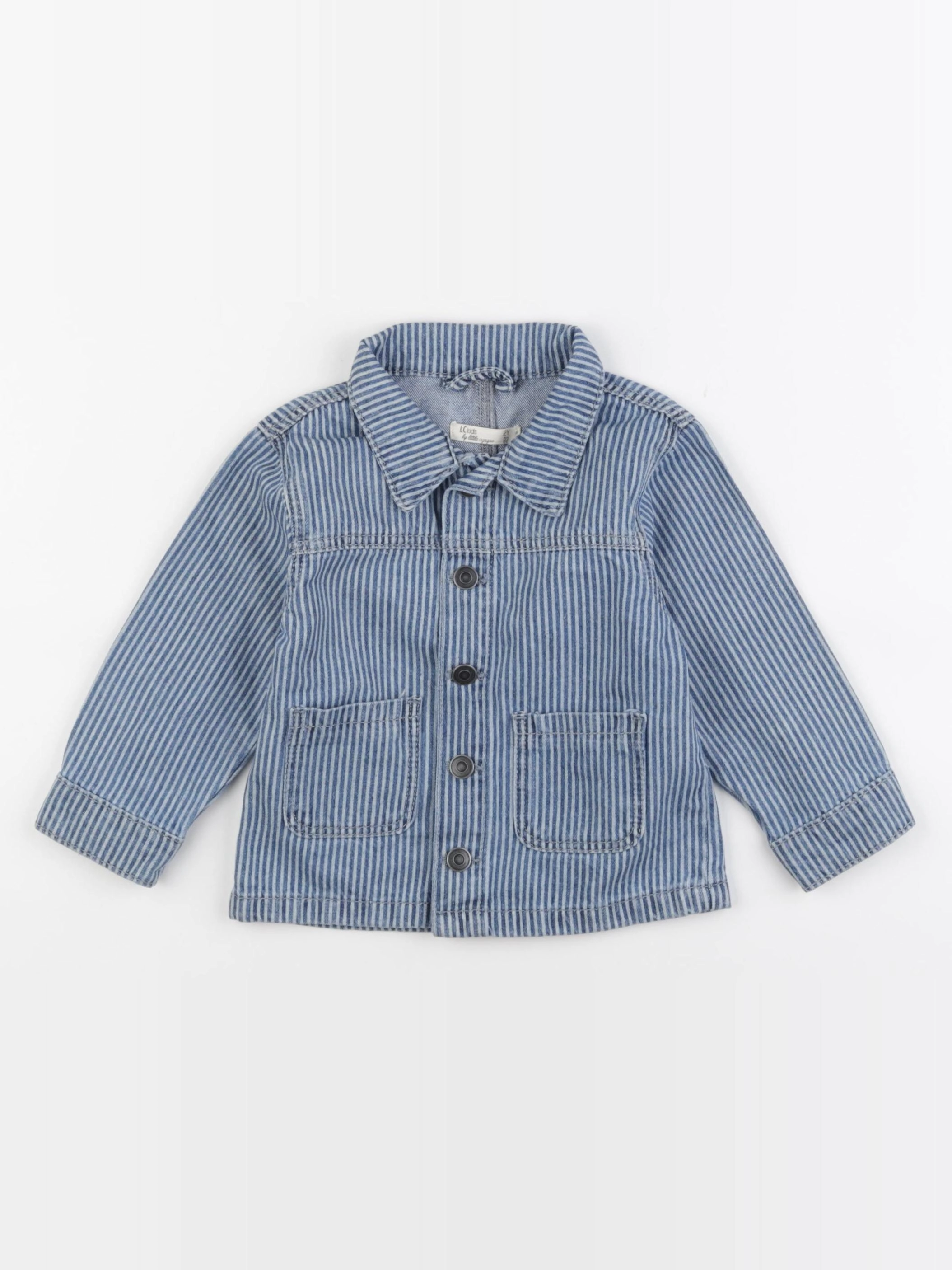 Little Cigogne - veste bleu - 2 ans