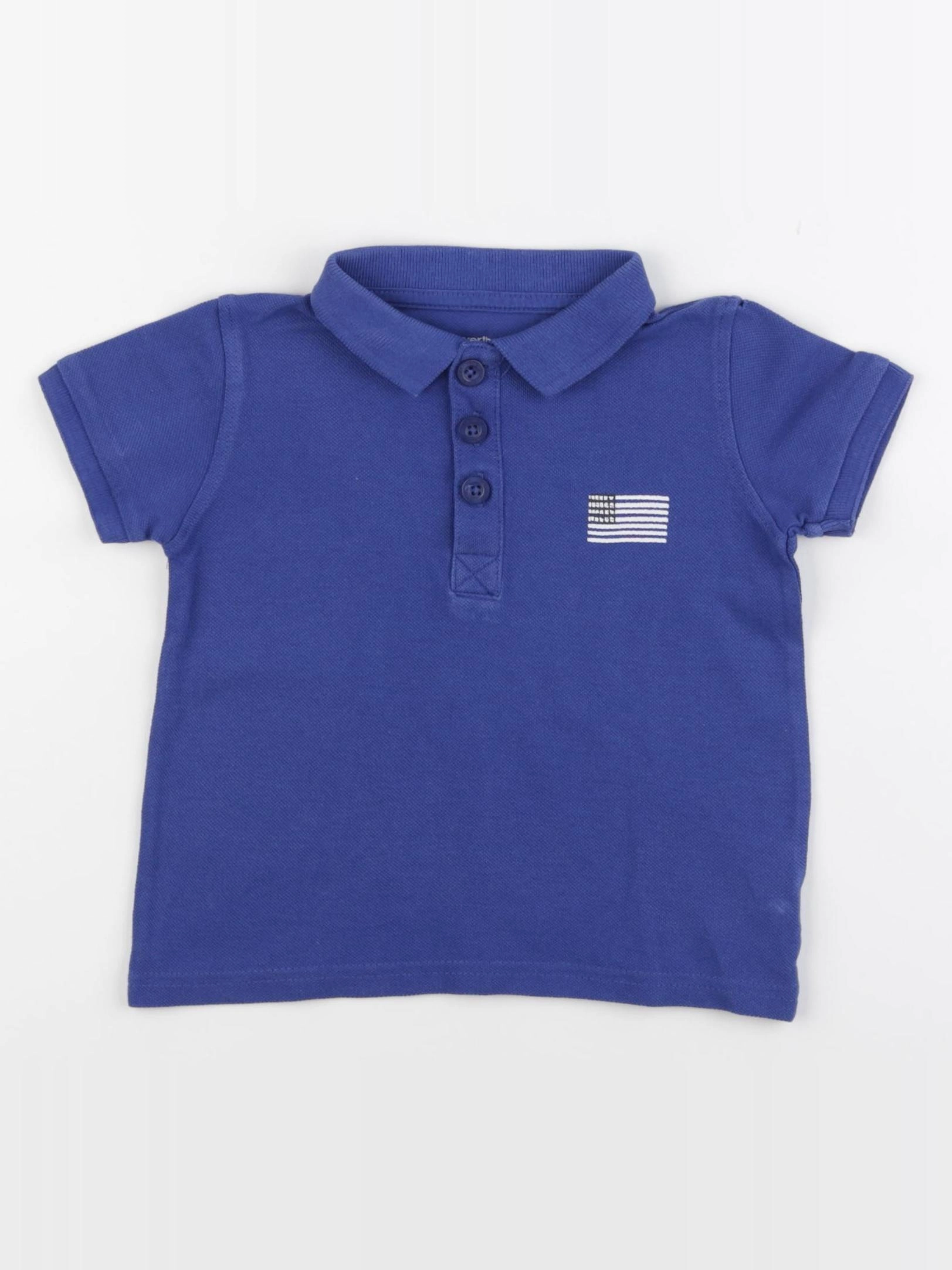 Vertbaudet - polo bleu - 3 ans