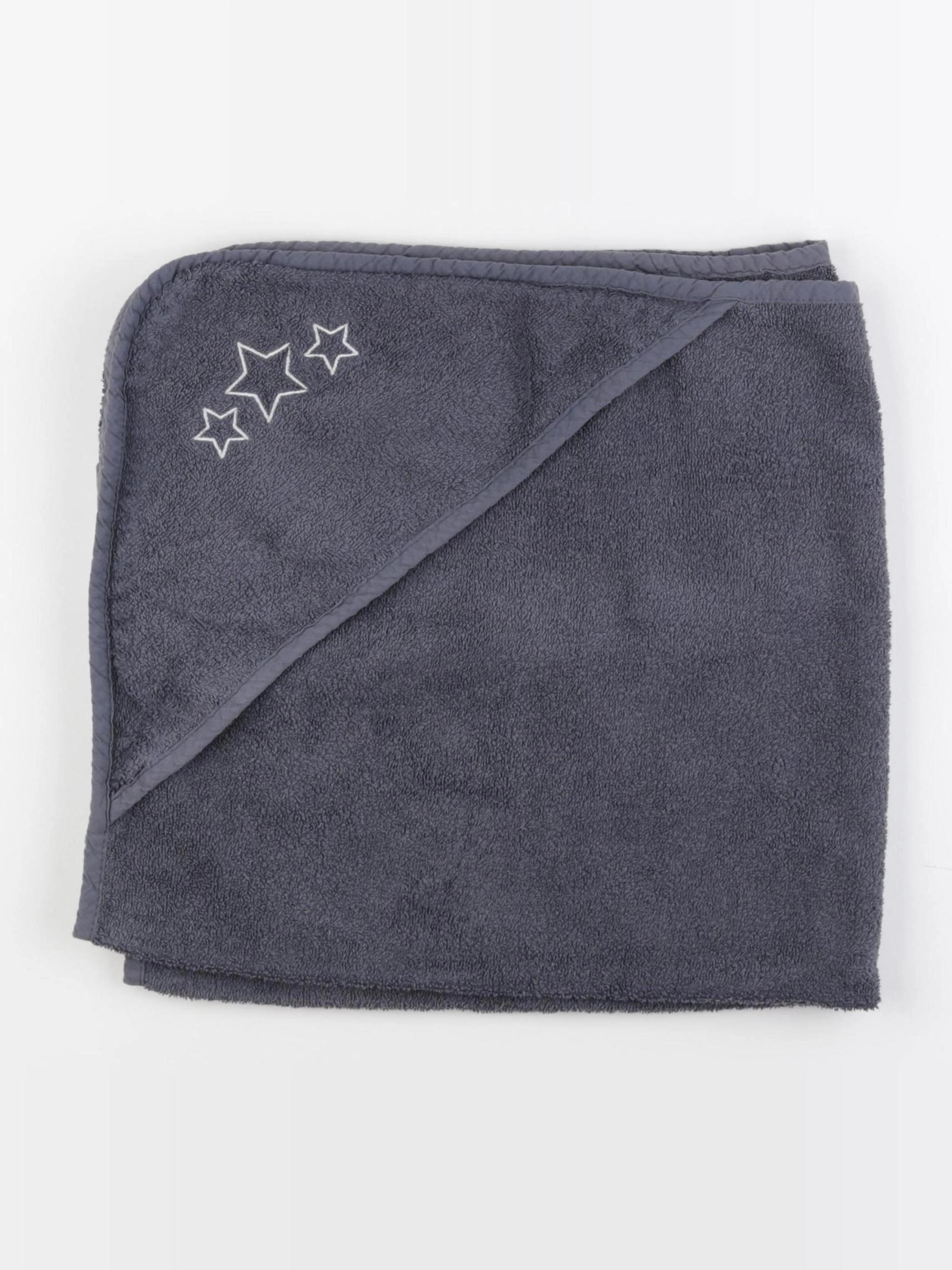 Vertbaudet - cape de bain gris - 1/4 mois