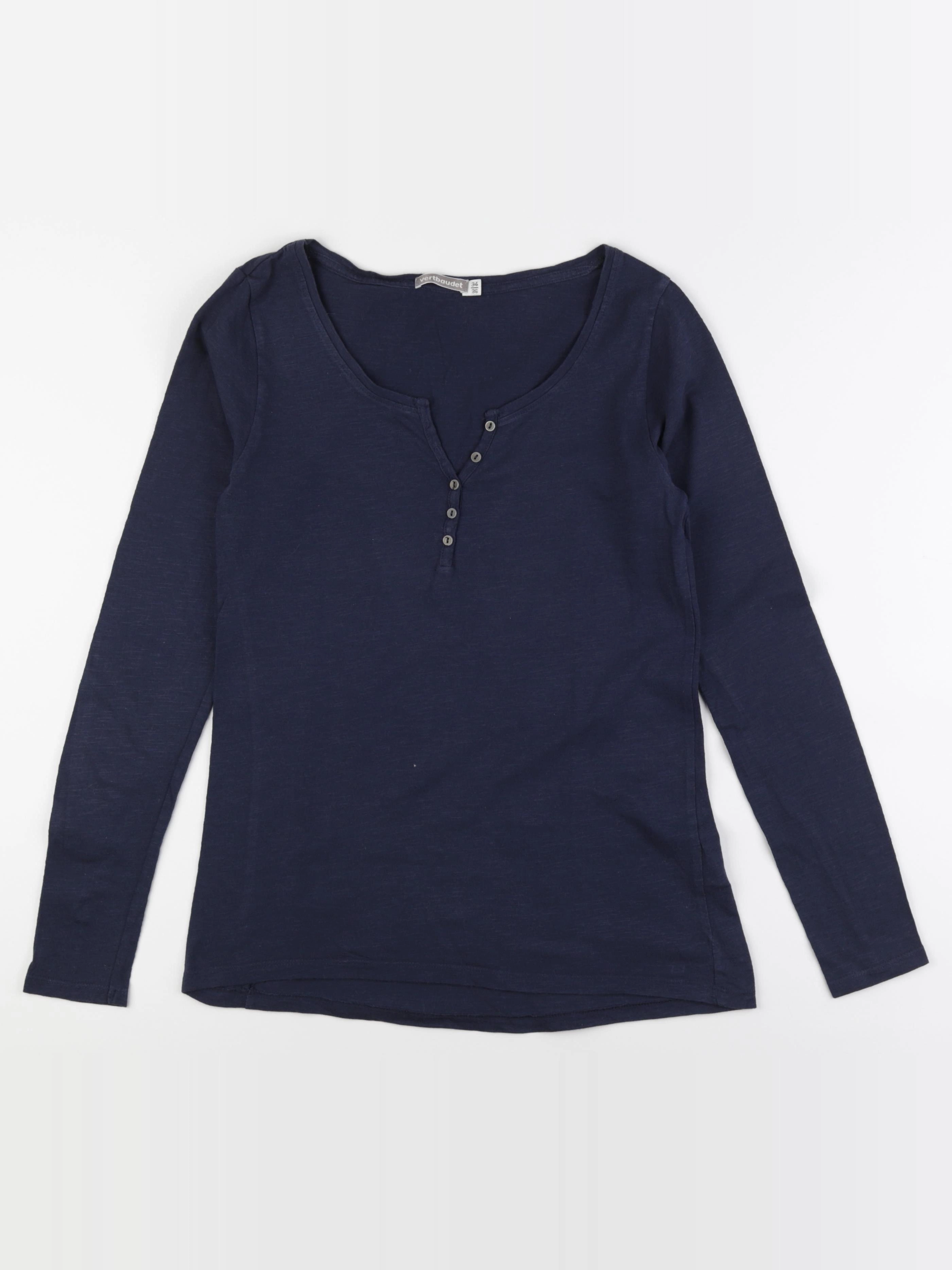 Vertbaudet - tee-shirt grossesse bleu - 34 à 36