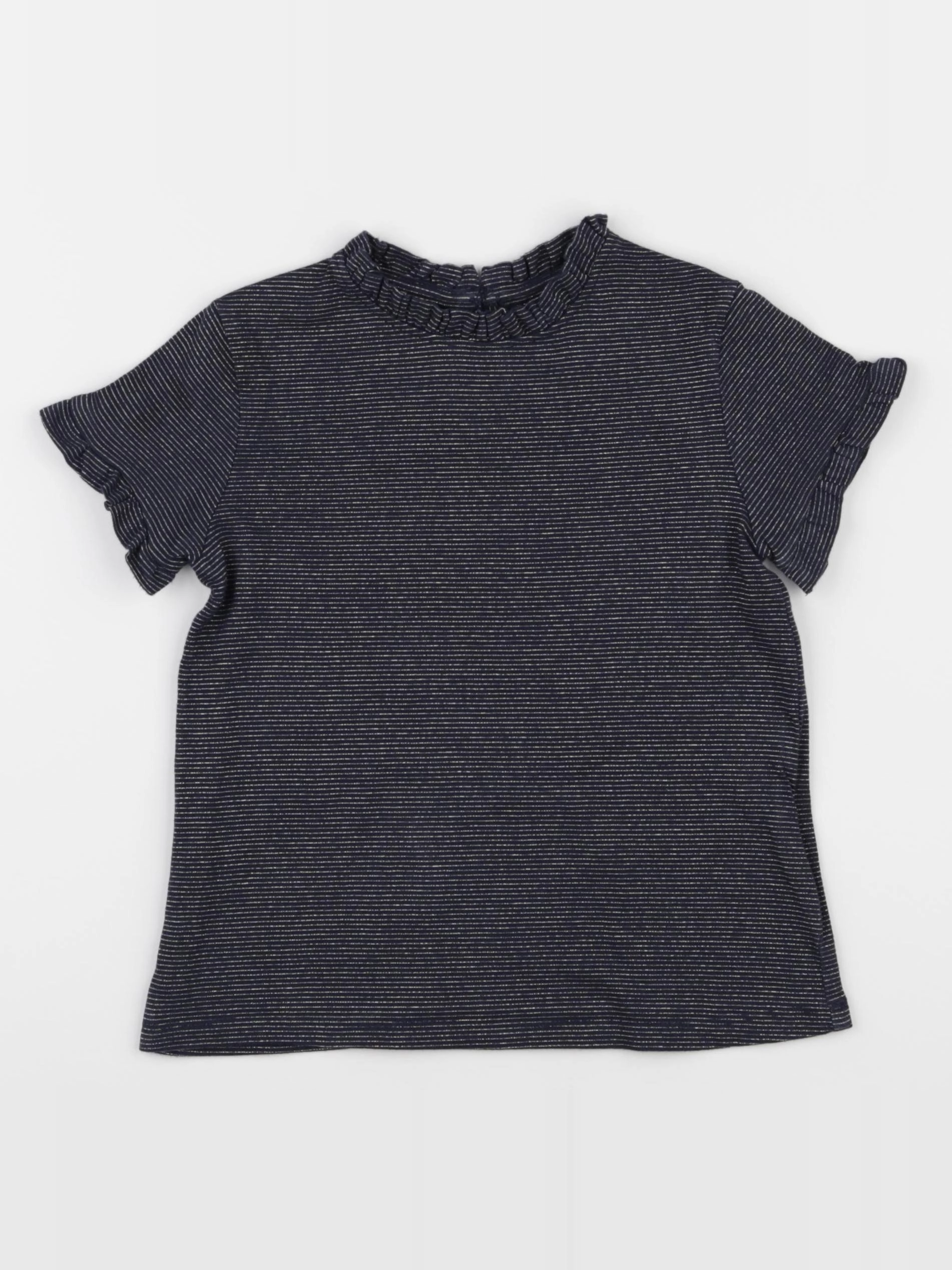 Vertbaudet - tee-shirt bleu, or - 5 ans