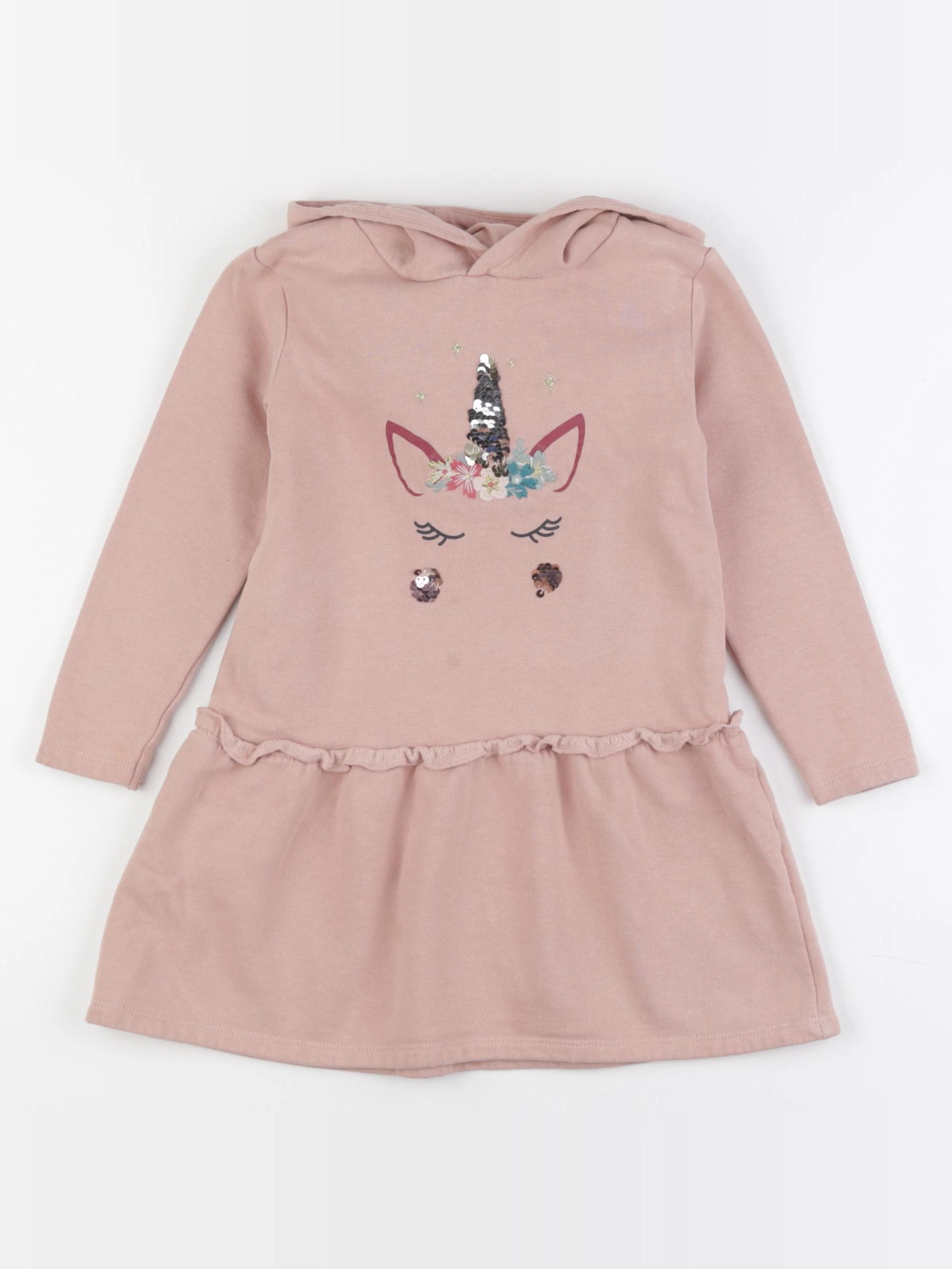 Vertbaudet - robe rose - 4 ans