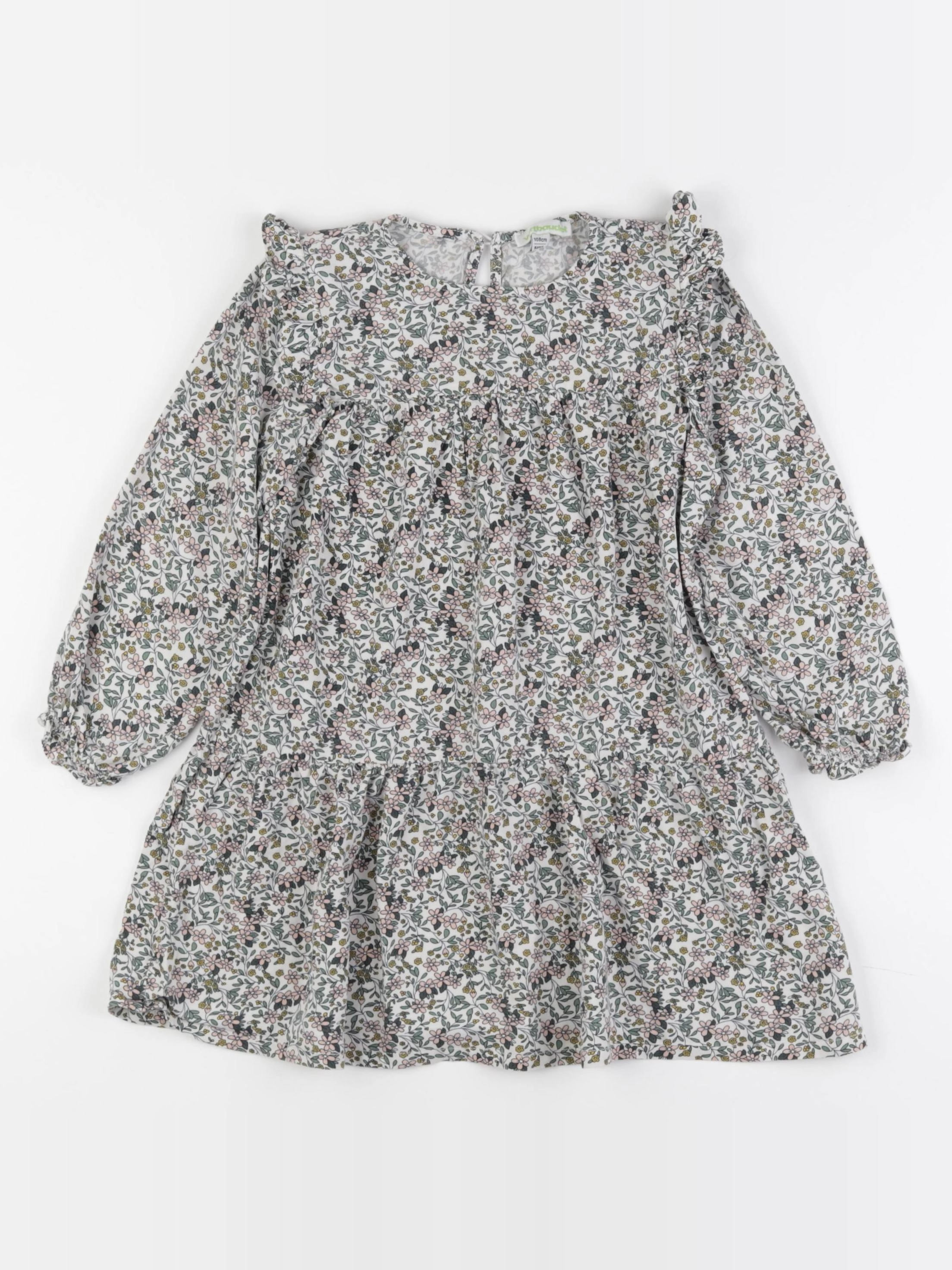 Vertbaudet - robe multicolore - 5 ans